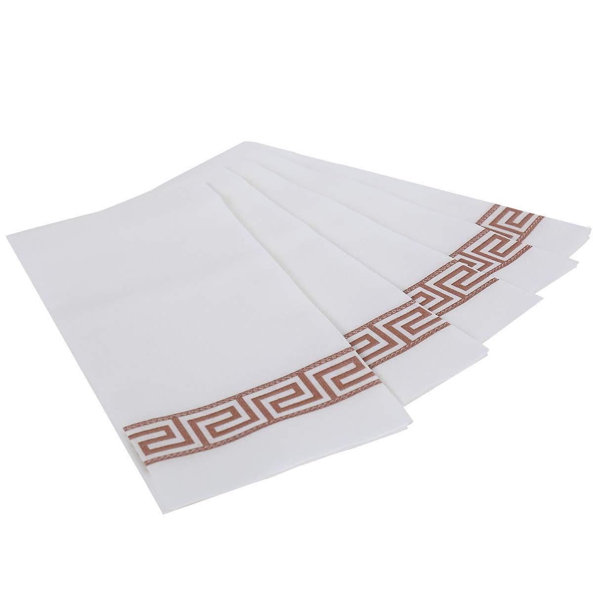Decorative Disposable Guest Towels – Cloth-Like Paper Napkins with Patterns | Soft, Absorbent & Elegant for Bathroom, Dining & Events - 200 Pack