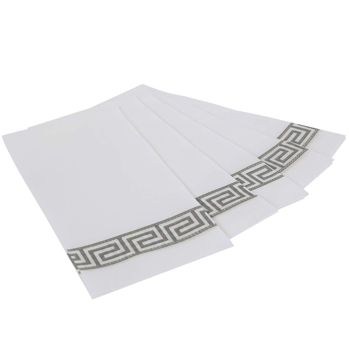 Decorative Disposable Guest Towels – Cloth-Like Paper Napkins with Patterns | Soft, Absorbent & Elegant for Bathroom, Dining & Events - 200 Pack