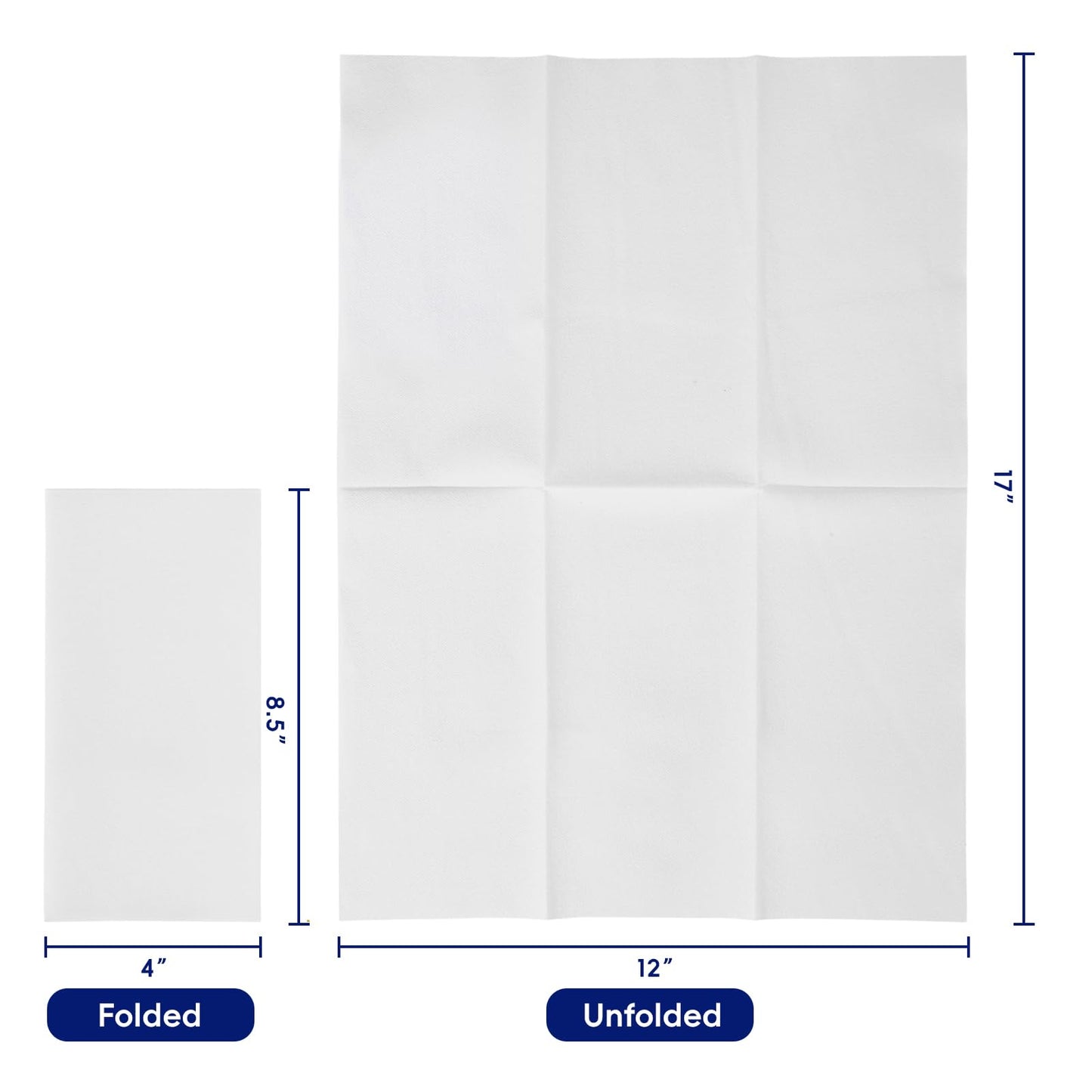 Luxury Disposable Hand Towels – Linen-Feel Paper Guest Napkins for Guest at Weddings, Dinner Parties & Events | Pack of 100