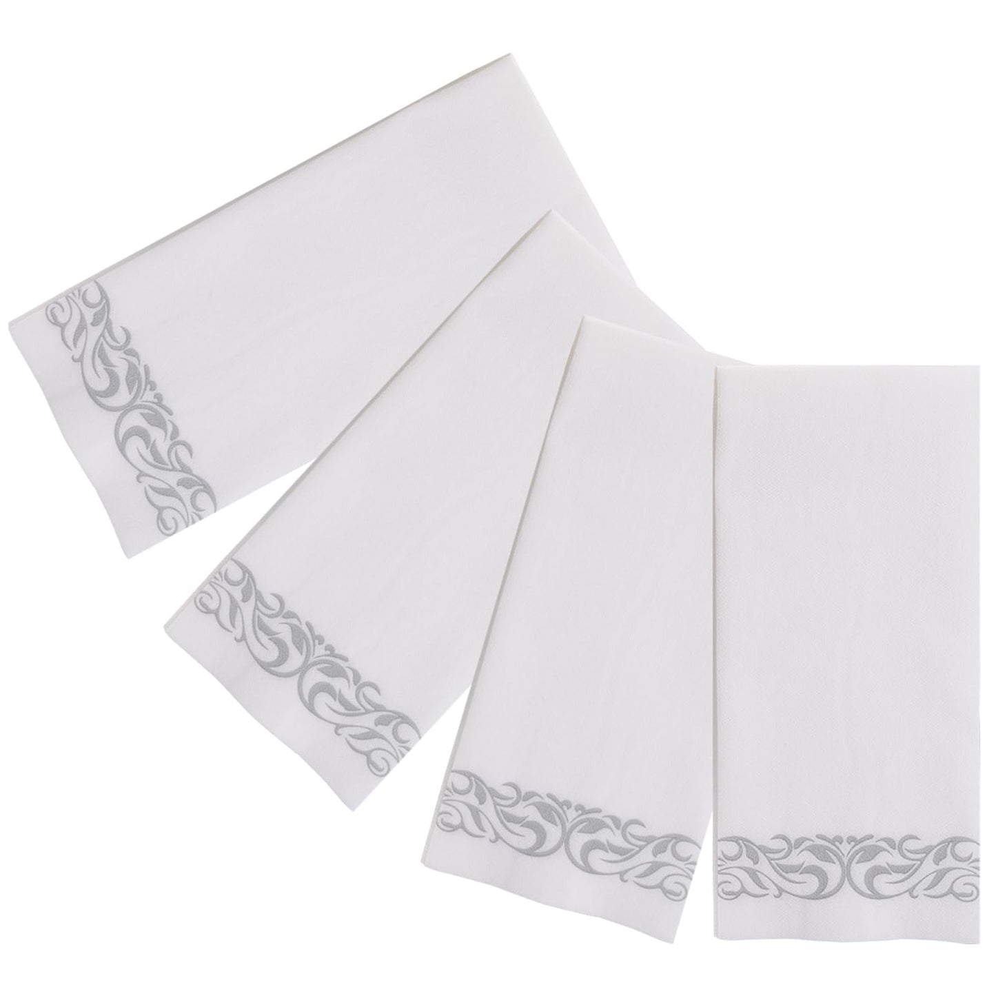 Luxury Disposable Hand Towels – Linen-Feel Paper Guest Napkins for Guest at Weddings, Dinner Parties & Events | Pack of 100