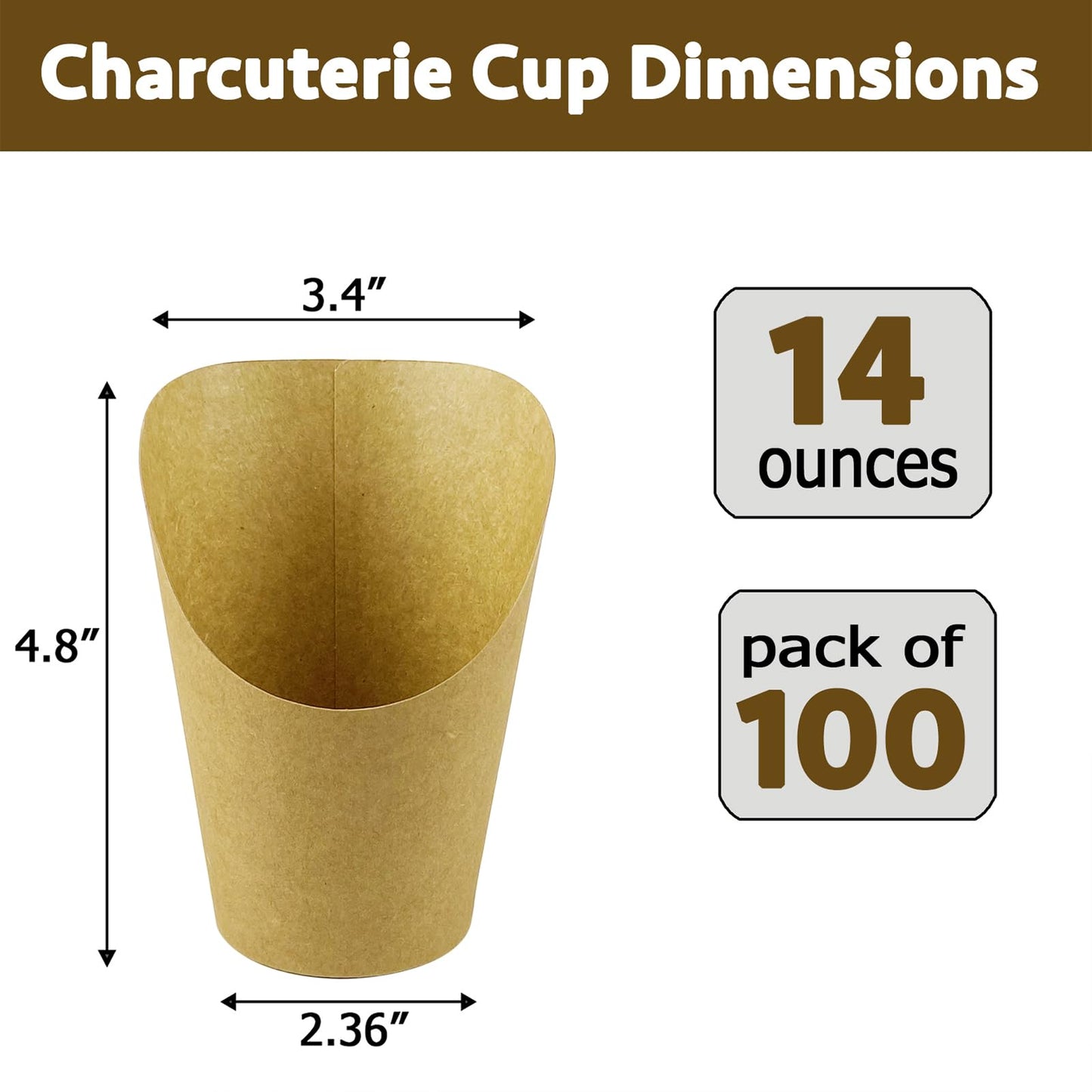 Versatile Snack Holder Cups – 100 Pack