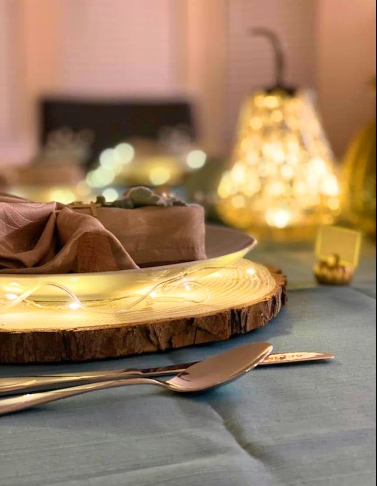 Rustic Centerpiece Rounds for Weddings, Crafts & Home Décor | Kiln-Dried, Sustainable Wood (6 or 10 Pack)