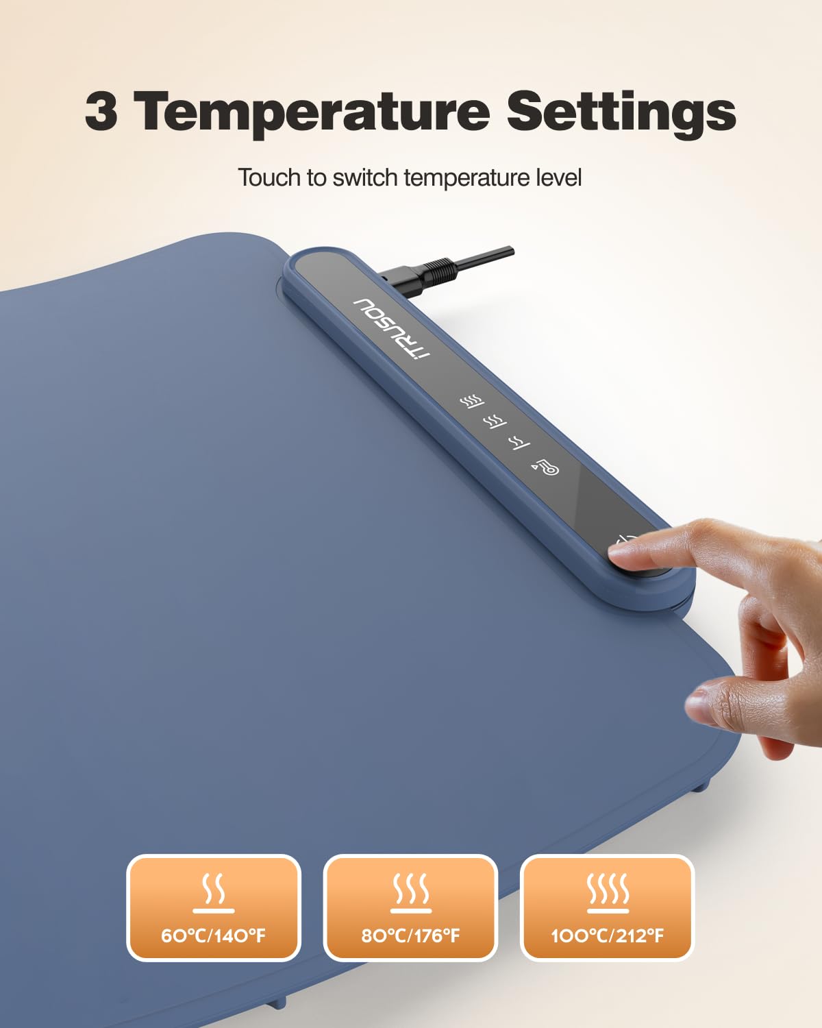 Electric Silicone Food Warmer Mat – Heating Tray for Buffet, Parties & Kitchen Use | Waterproof, Rollable & Easy to Clean