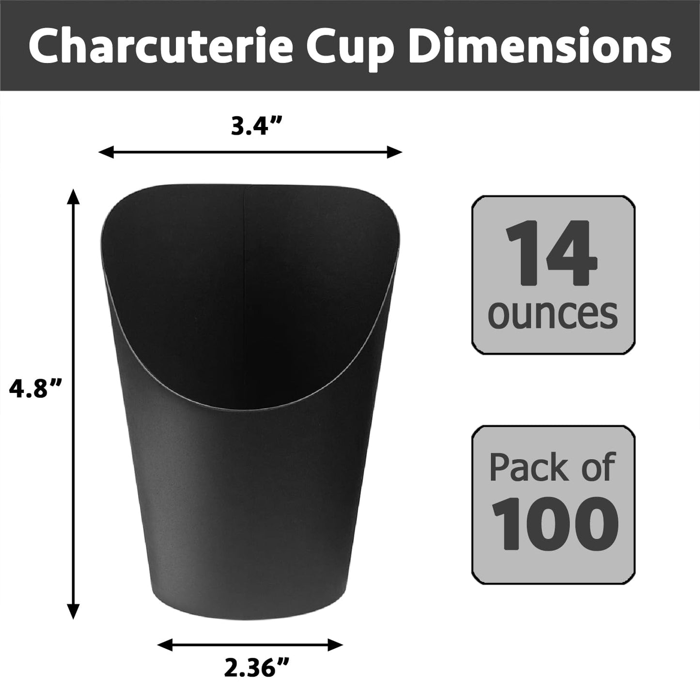 Versatile Snack Holder Cups – 100 Pack