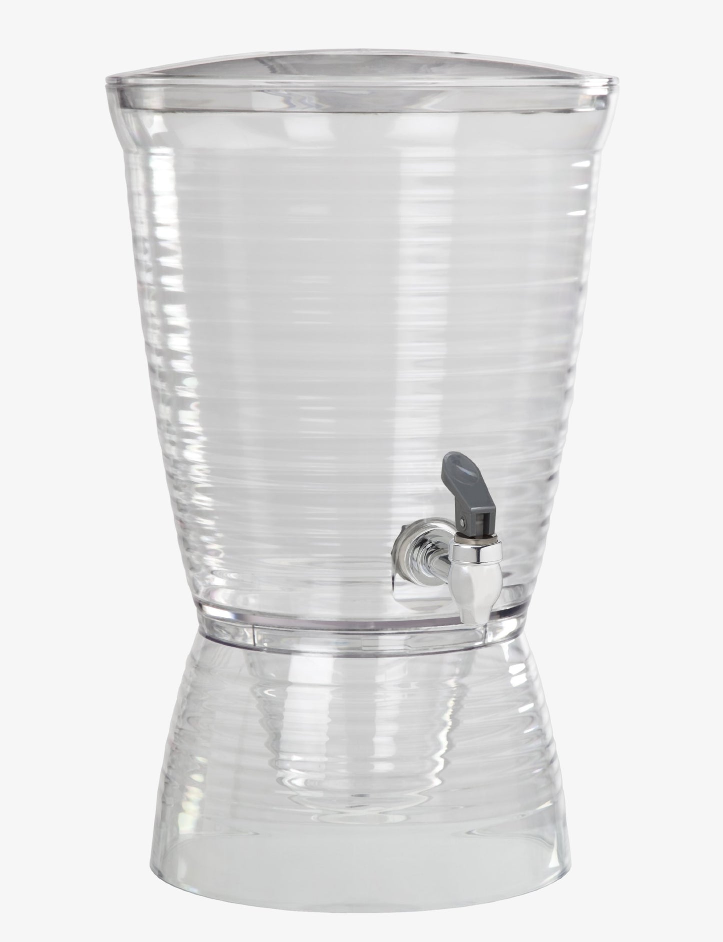 Acrylic Beverage Dispenser with Ice Core & No-Drip Spigot – BPA-Free, Break-Resistant – Made in USA – Ideal for Parties, Events & Home Use