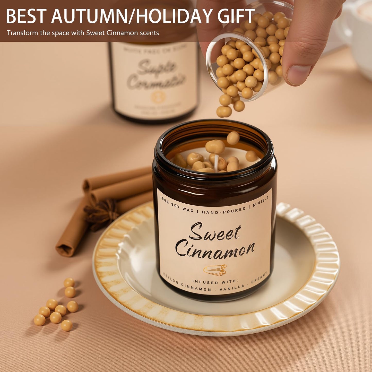 Autumn Scented Candle Collection – Seasonal Scents for Cozy, Holiday Ambience