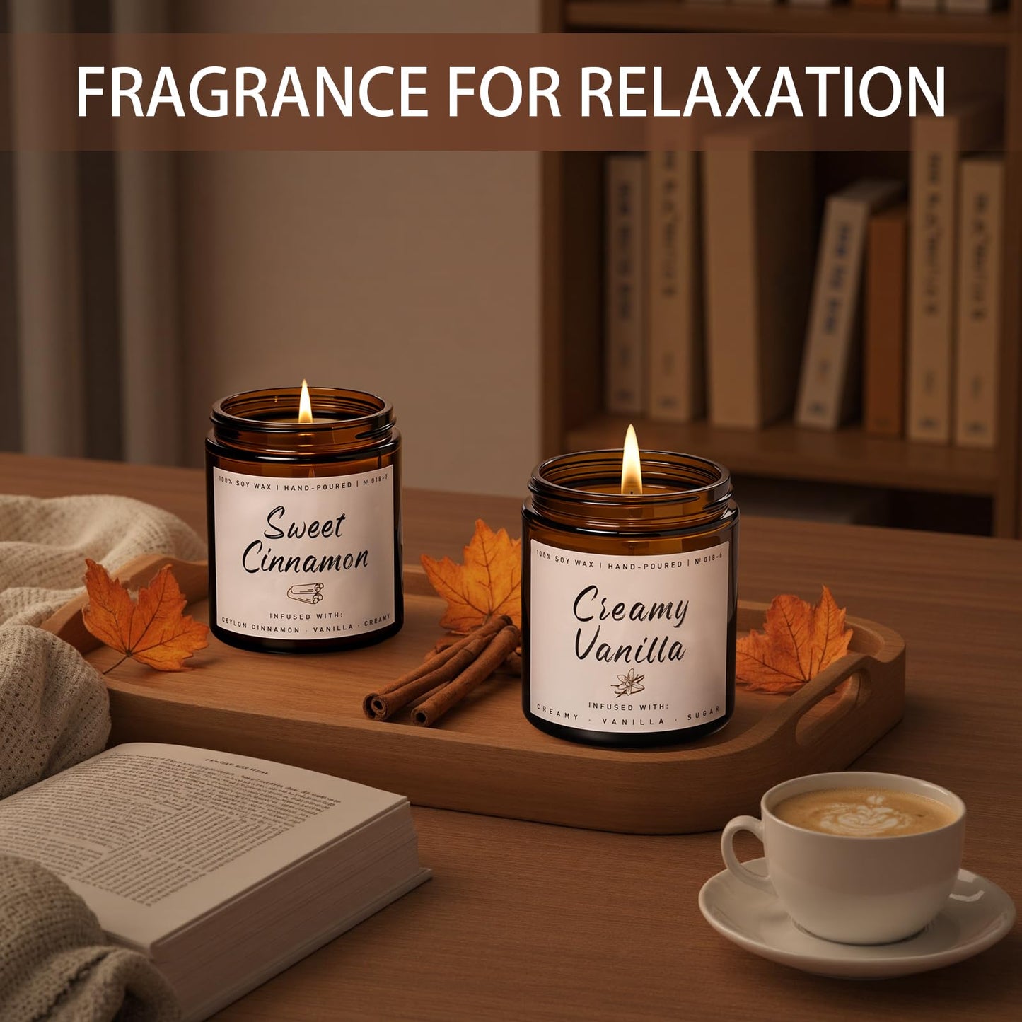 Autumn Scented Candle Collection – Seasonal Scents for Cozy, Holiday Ambience