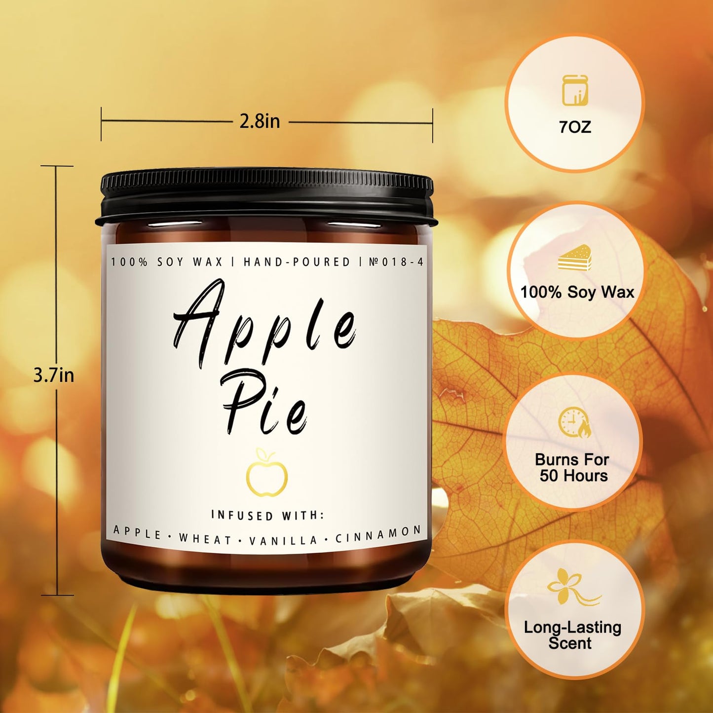 Autumn Scented Candle Collection – Seasonal Scents for Cozy, Holiday Ambience