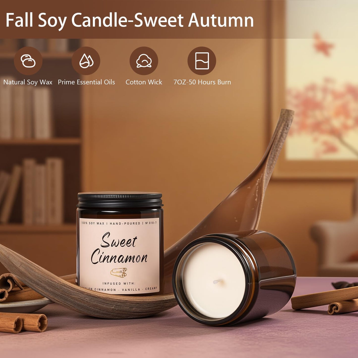 Autumn Scented Candle Collection – Seasonal Scents for Cozy, Holiday Ambience