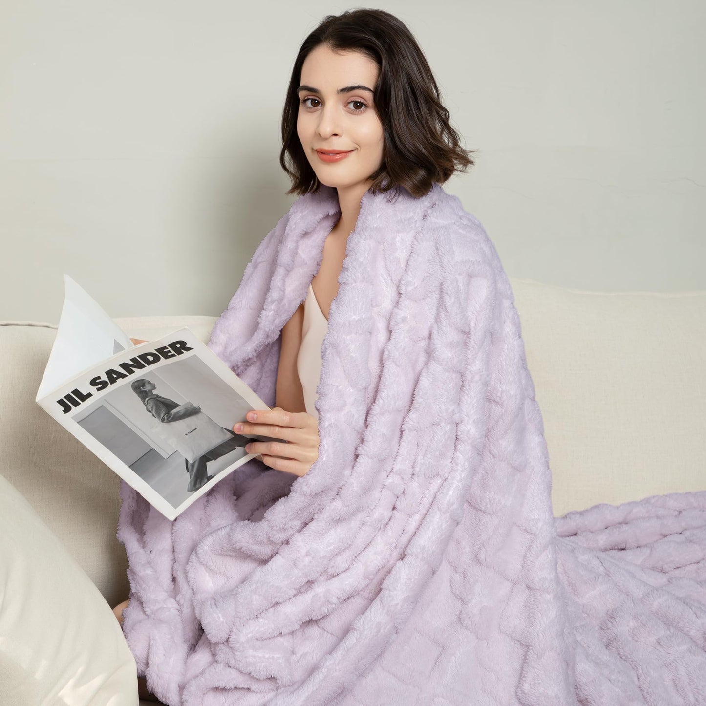 Luxury Plush Faux Fur Throw Blanket