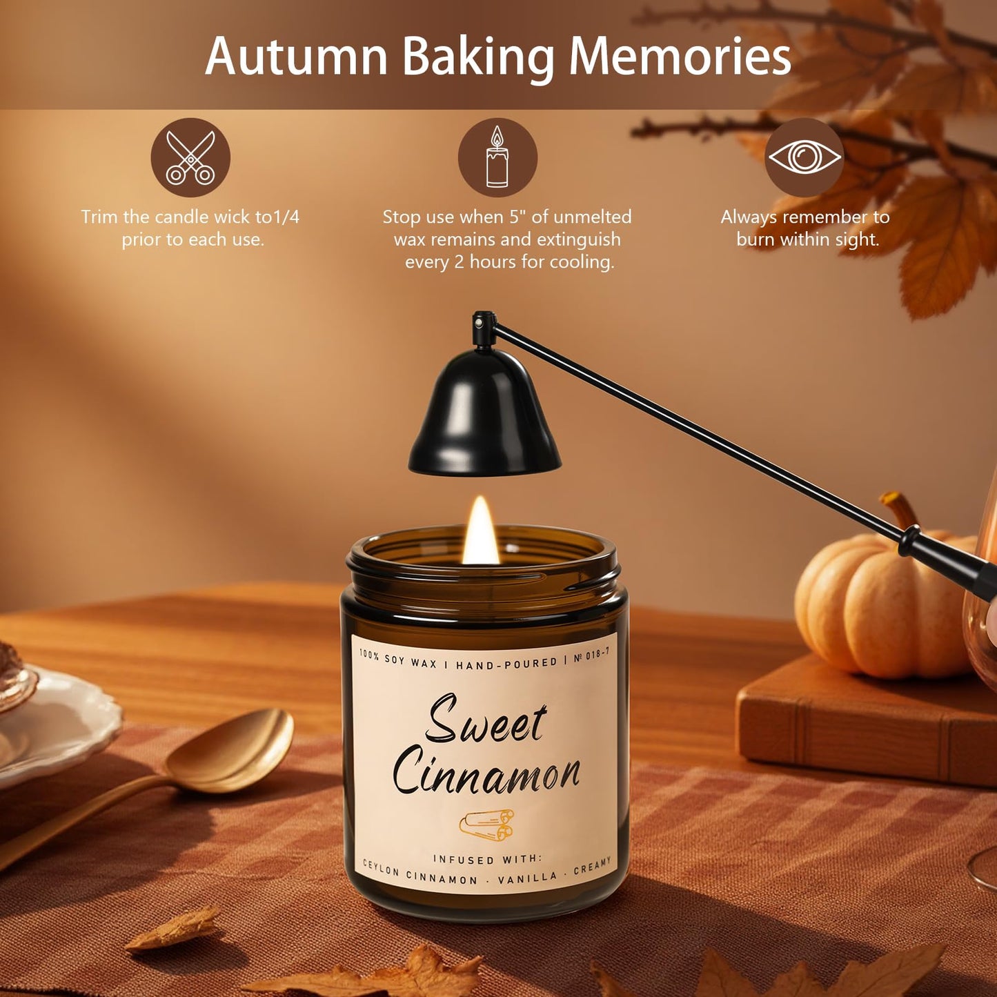 Autumn Scented Candle Collection – Seasonal Scents for Cozy, Holiday Ambience
