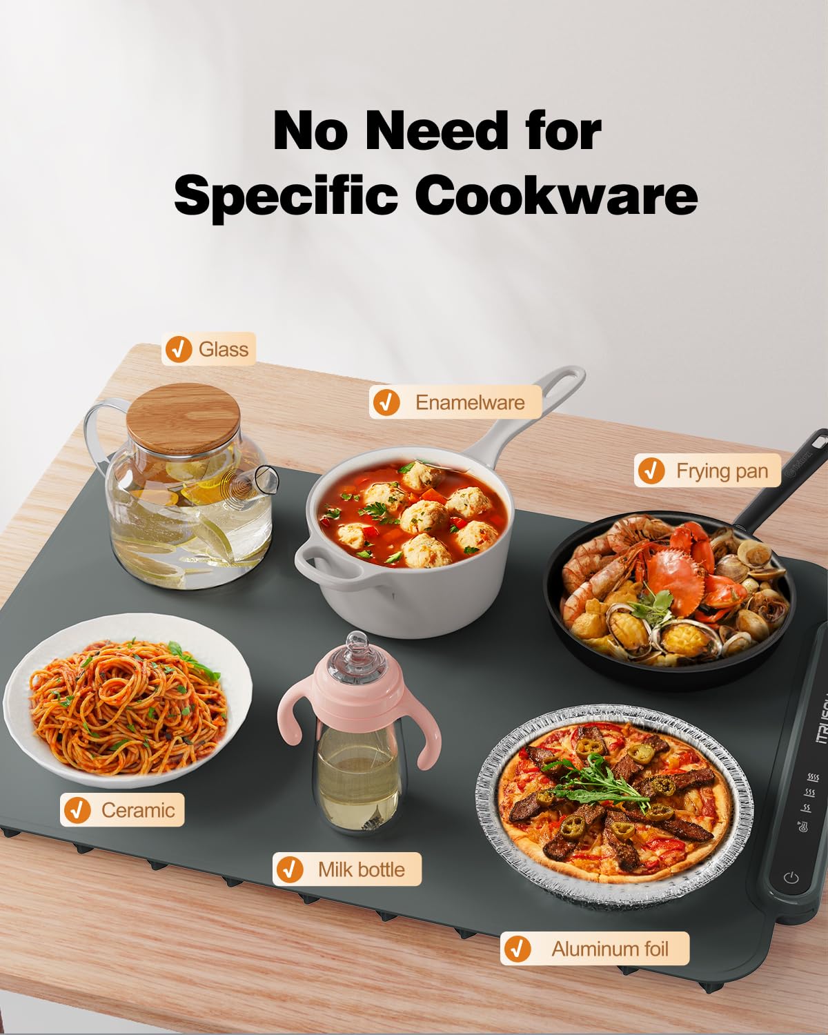 Electric Silicone Food Warmer Mat – Heating Tray for Buffet, Parties & Kitchen Use | Waterproof, Rollable & Easy to Clean