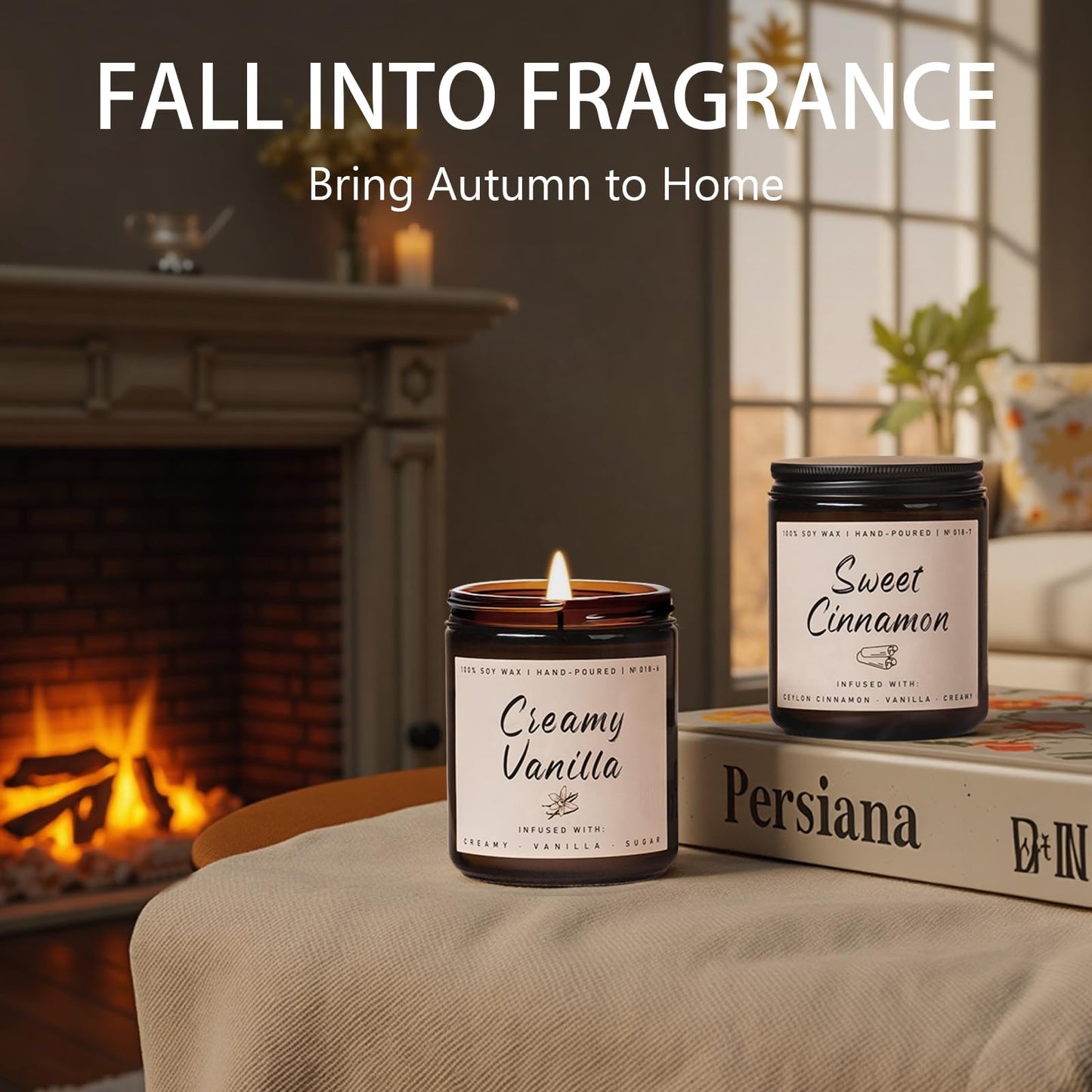 Autumn Scented Candle Collection – Seasonal Scents for Cozy, Holiday Ambience