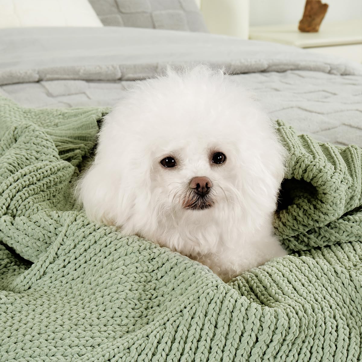 Home Chunky Knit Throw Blanket