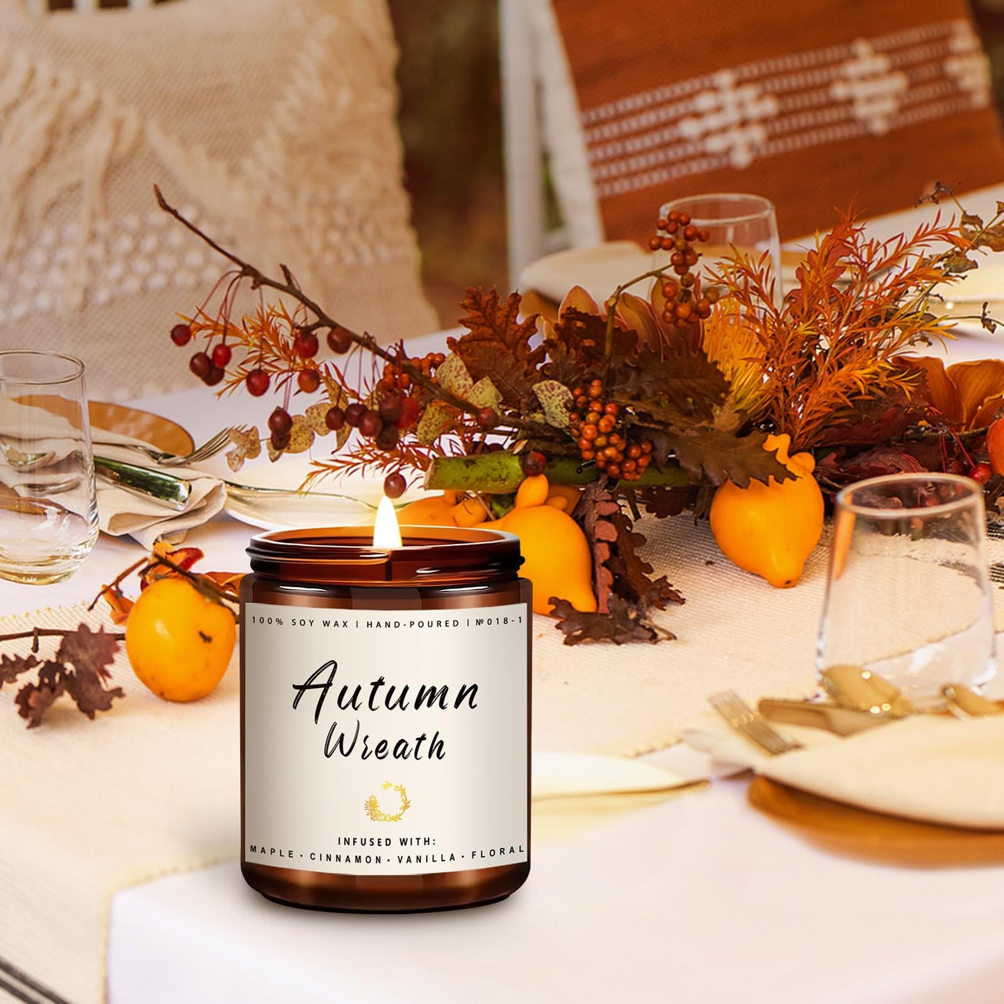 Autumn Scented Candle Collection – Seasonal Scents for Cozy, Holiday Ambience