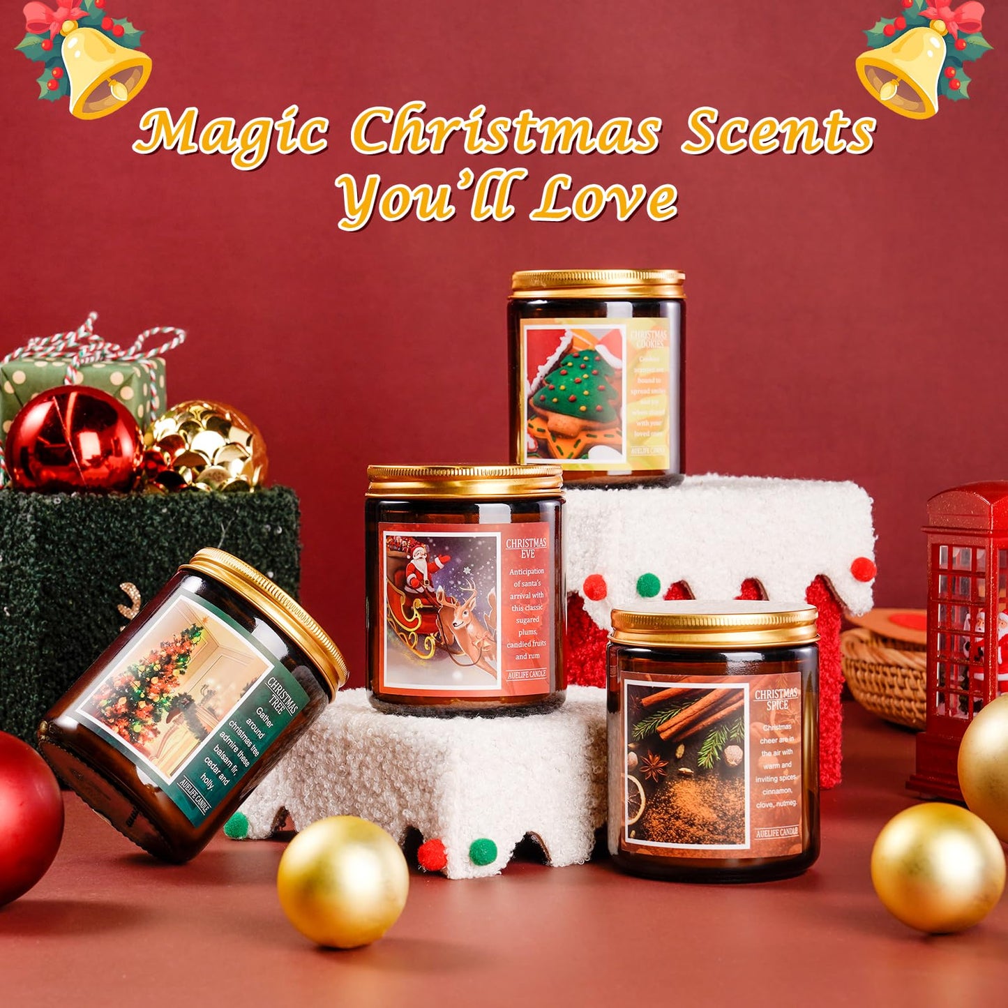 Autumn Scented Candle Collection – Seasonal Scents for Cozy, Holiday Ambience