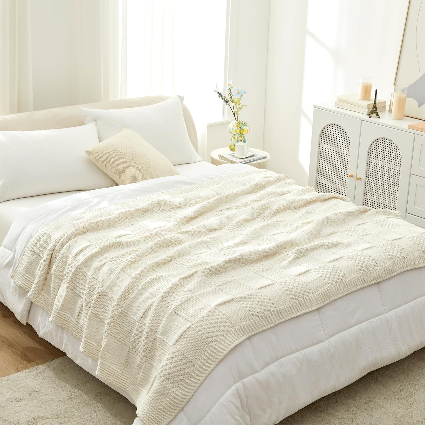 Home Chunky Knit Throw Blanket