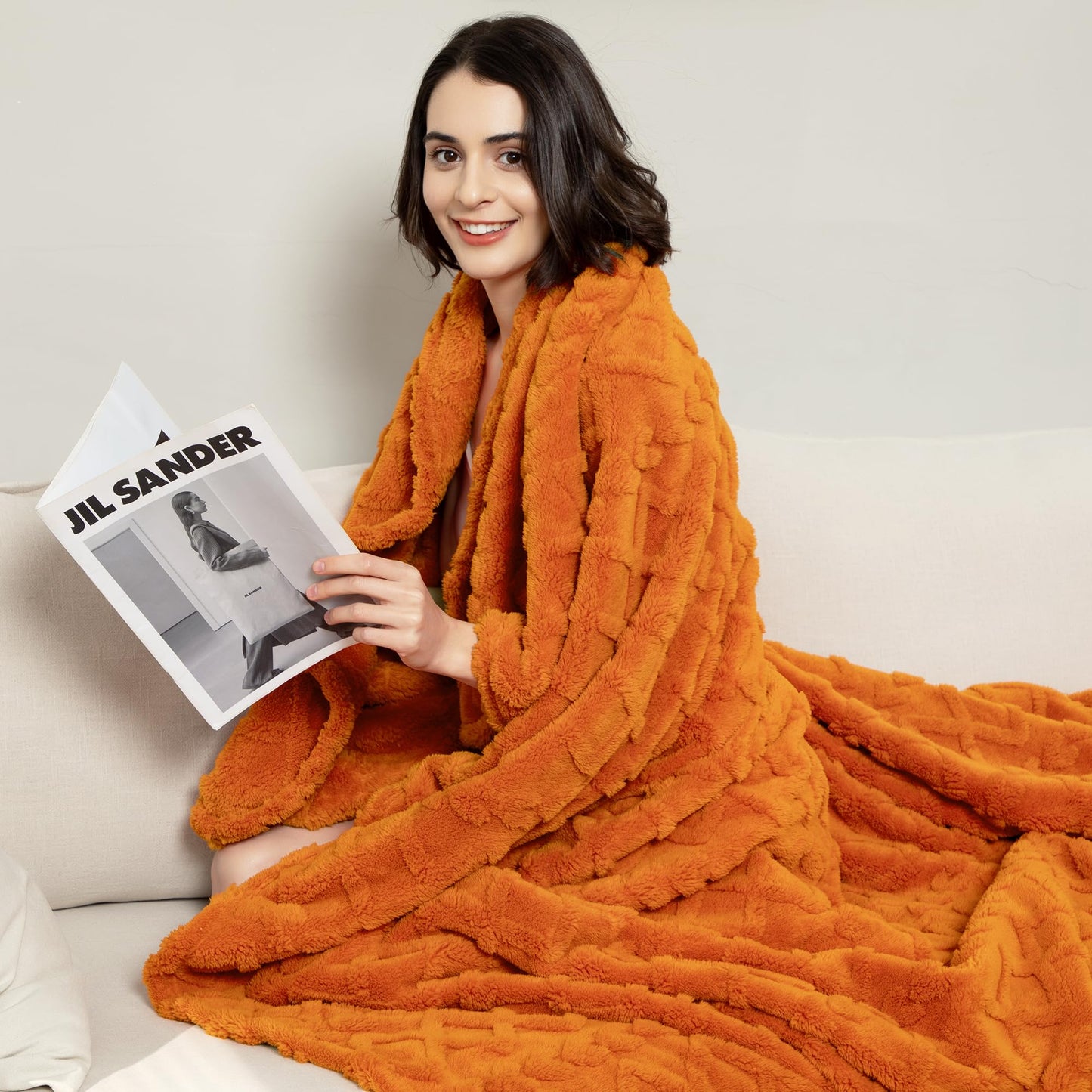 Luxury Plush Faux Fur Throw Blanket