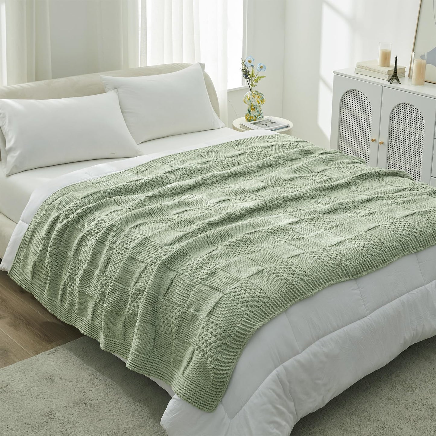 Home Chunky Knit Throw Blanket