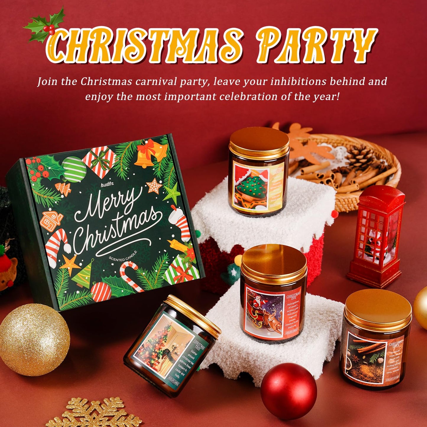 Autumn Scented Candle Collection – Seasonal Scents for Cozy, Holiday Ambience