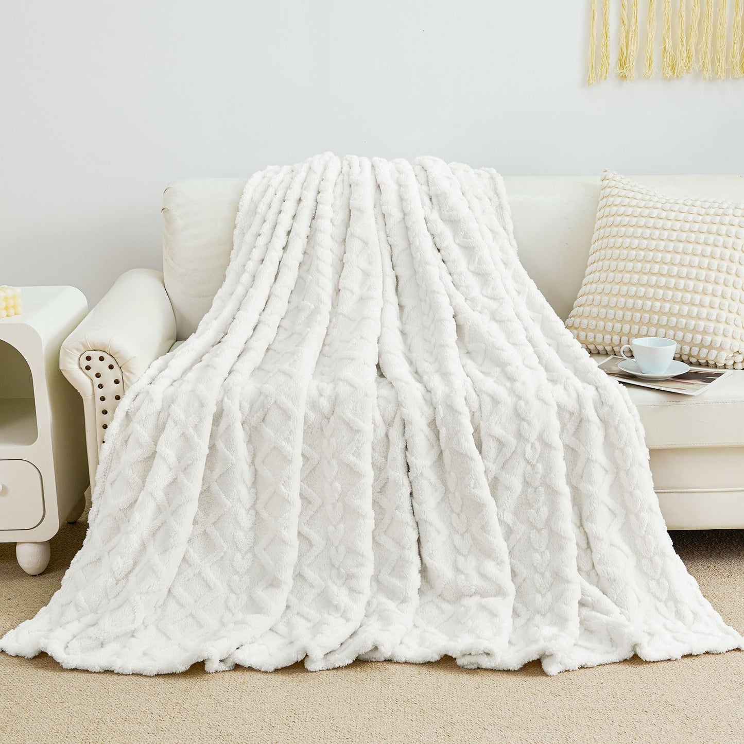 Luxury Plush Faux Fur Throw Blanket