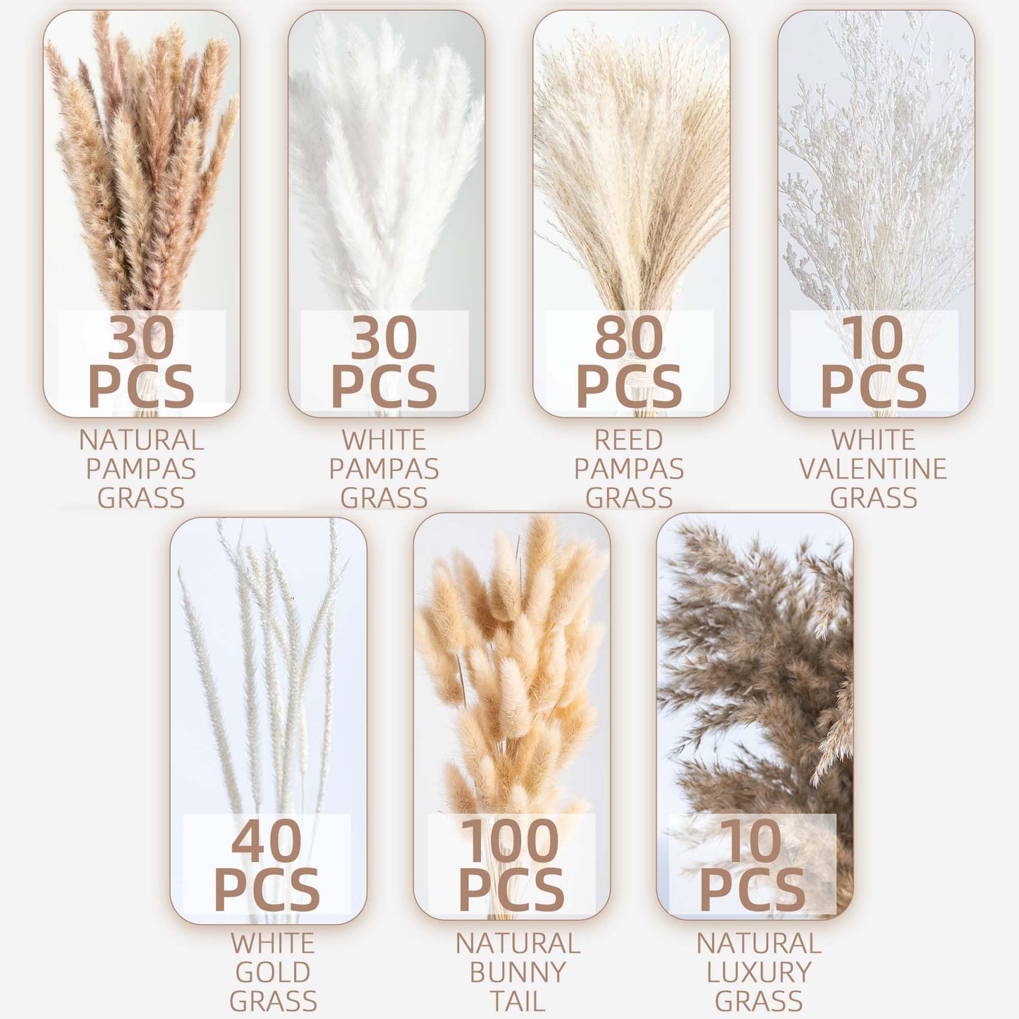 Natural Pampas Grass Bouquet