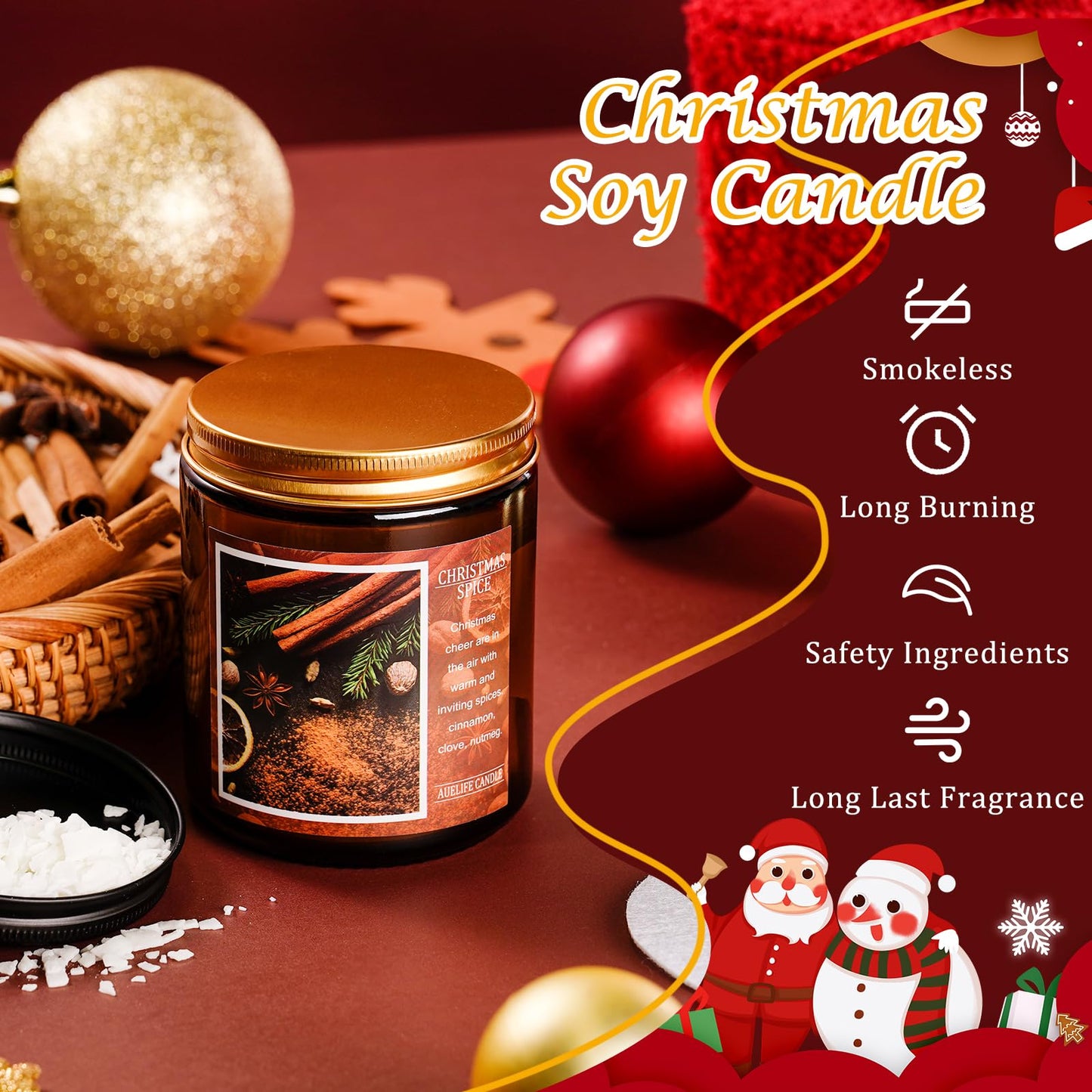 Autumn Scented Candle Collection – Seasonal Scents for Cozy, Holiday Ambience