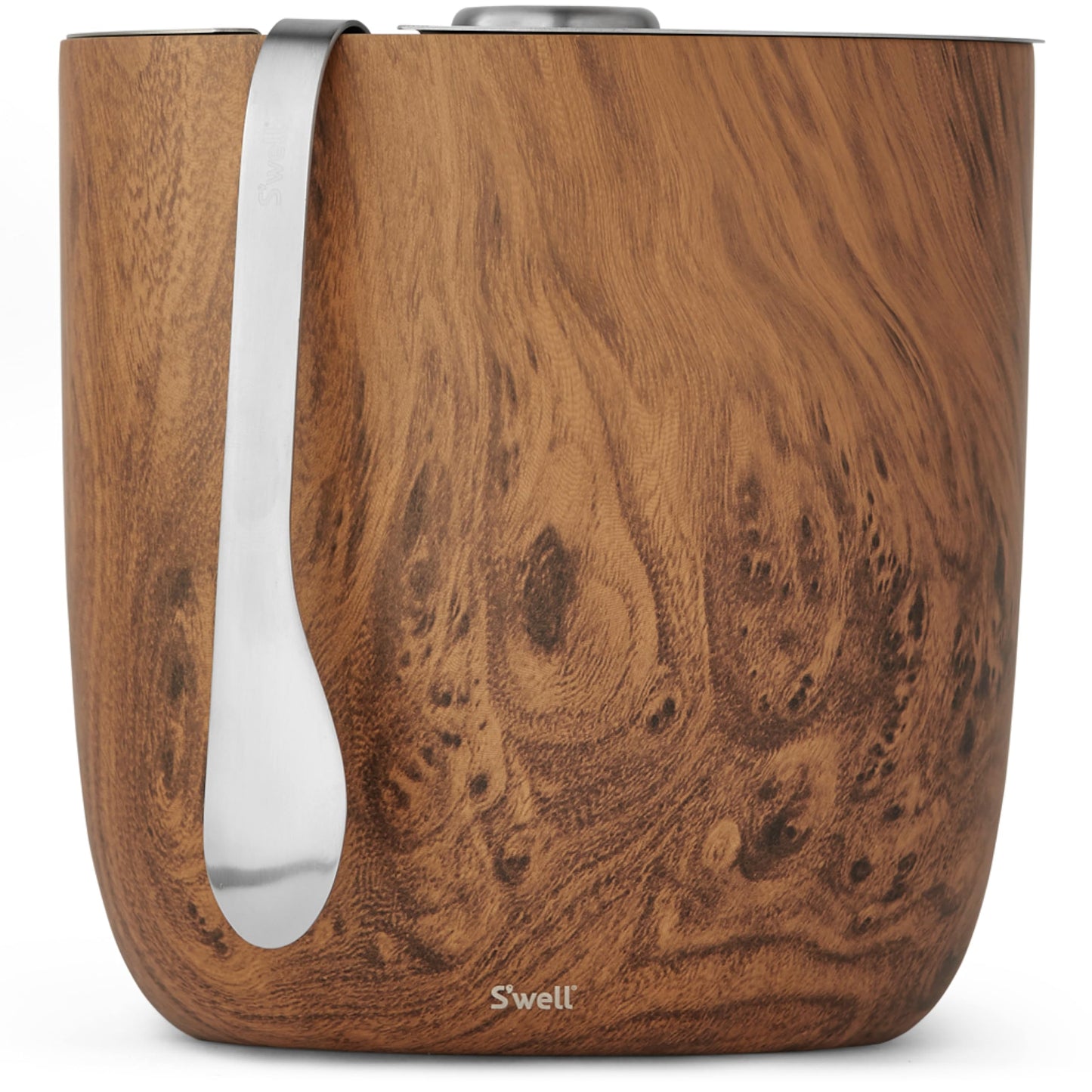 AestheticTriple-Layered Ice Bucket with Tongs – Vacuum-Insulated, Stainless Steel, Condensation-Free