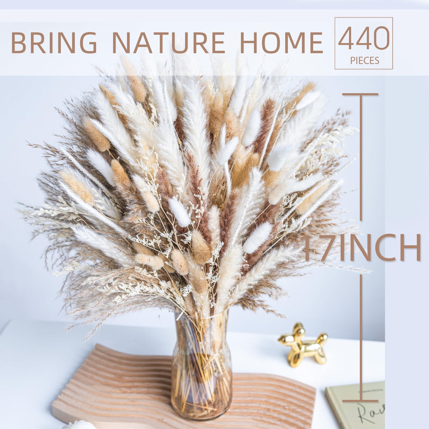 Natural Pampas Grass Bouquet