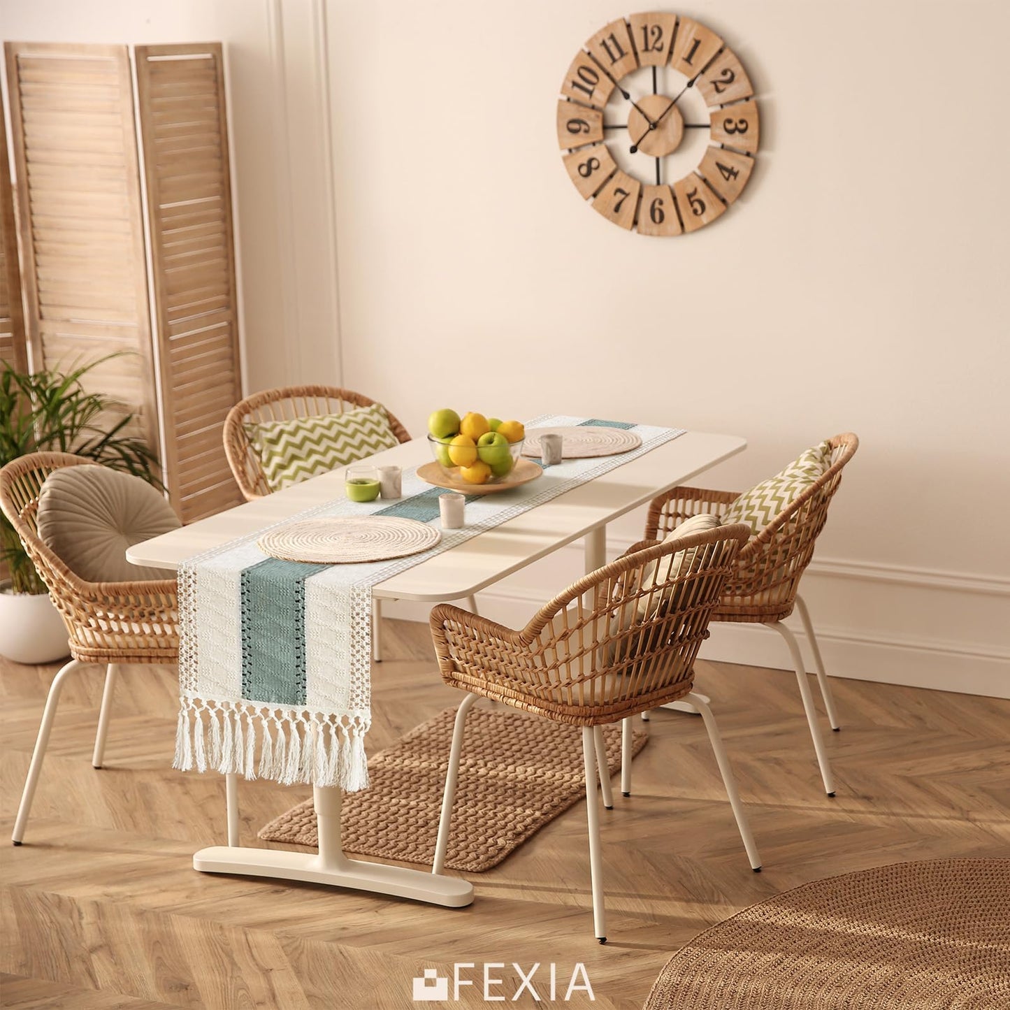 Boho Macrame Table Runner - Rustic Farmhouse Decor for Dining, Events & Holidays