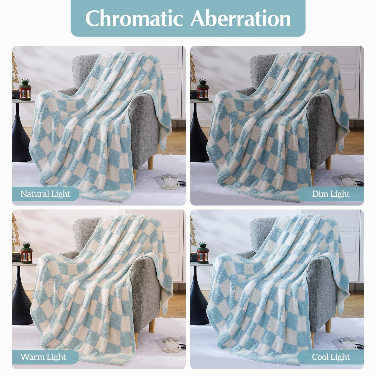 Cozy Checkered Throw Blanket