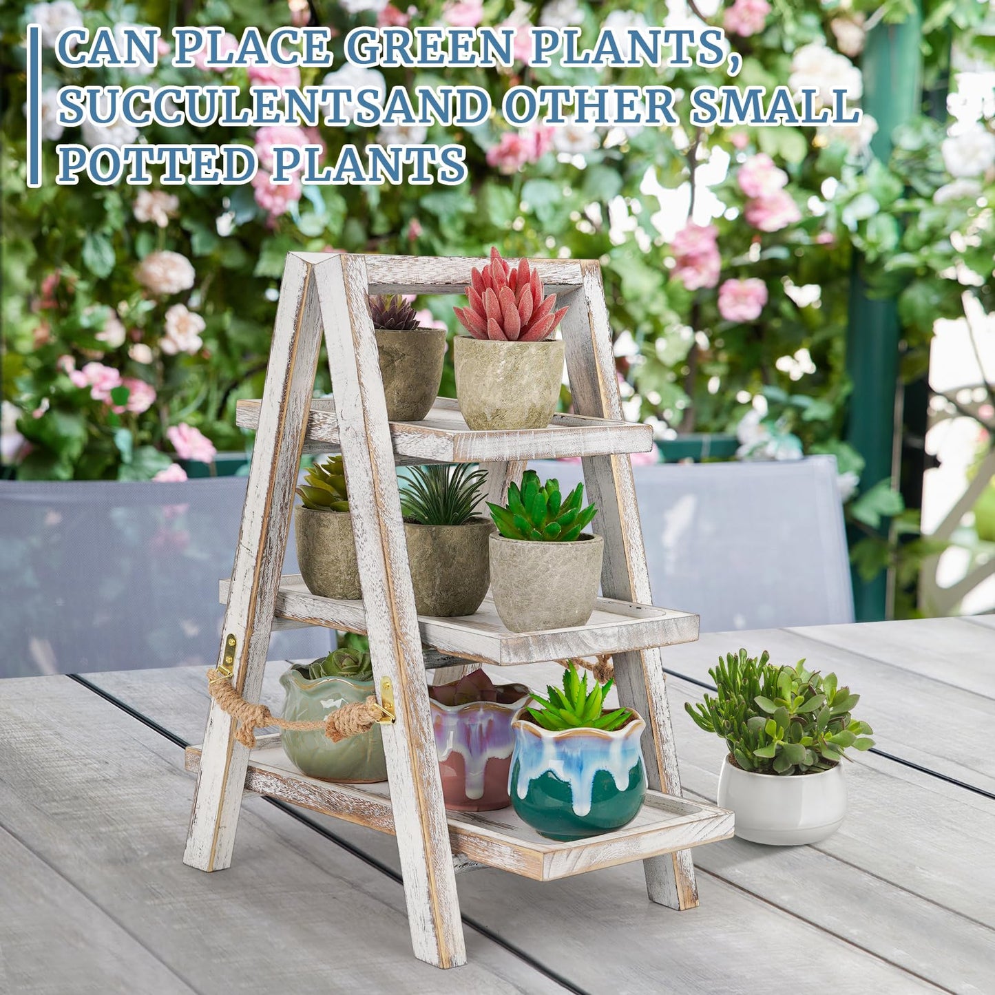 Rustic 3-Tier Wooden Cupcake Stand – Paulownia Wood Dessert Display Tower for Parties, Weddings, Events & Home Entertaining
