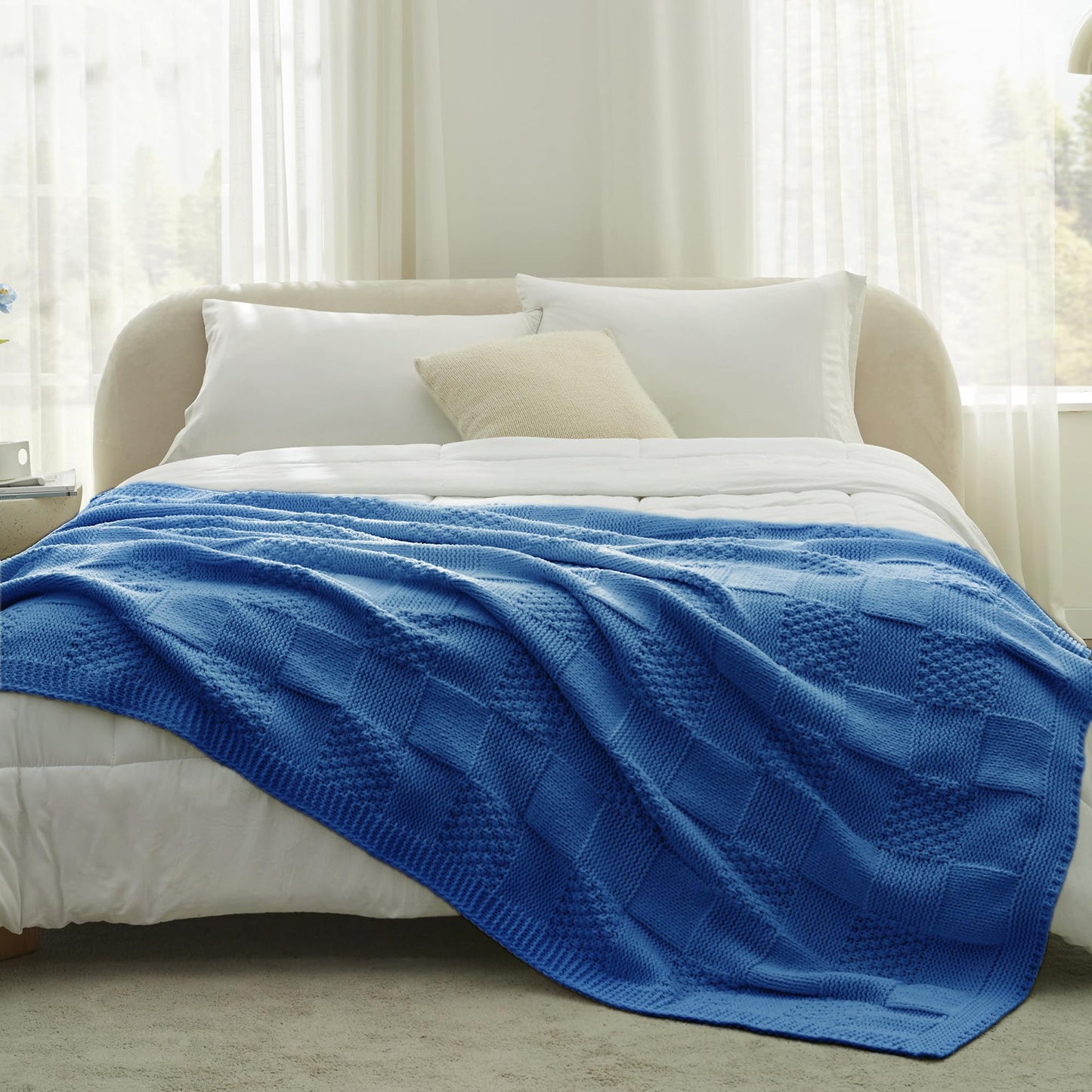 Home Chunky Knit Throw Blanket