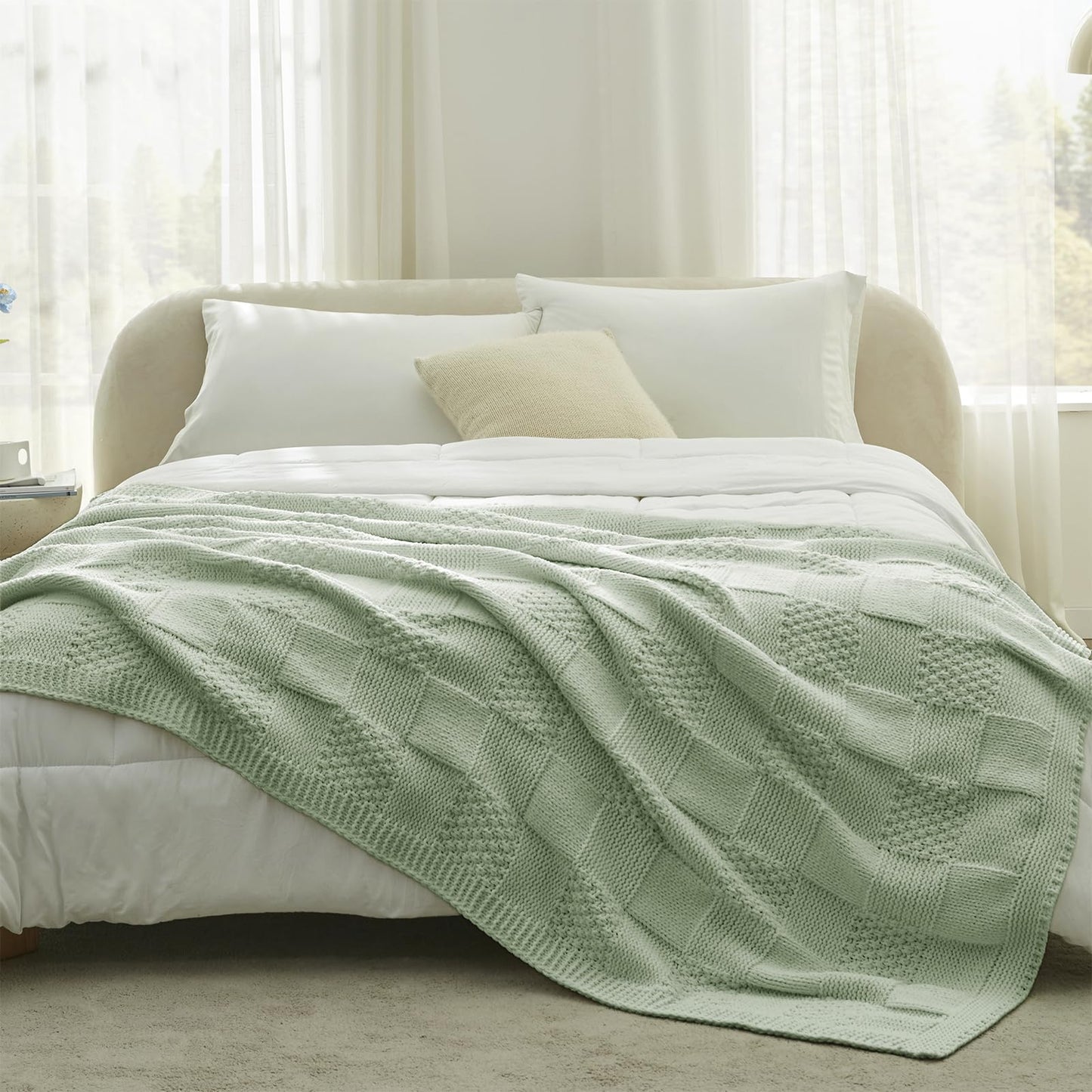 Home Chunky Knit Throw Blanket