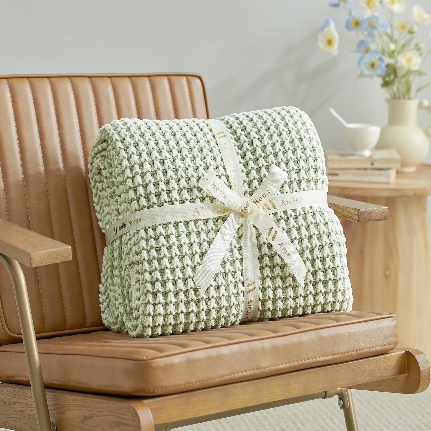 Home Chunky Knit Throw Blanket