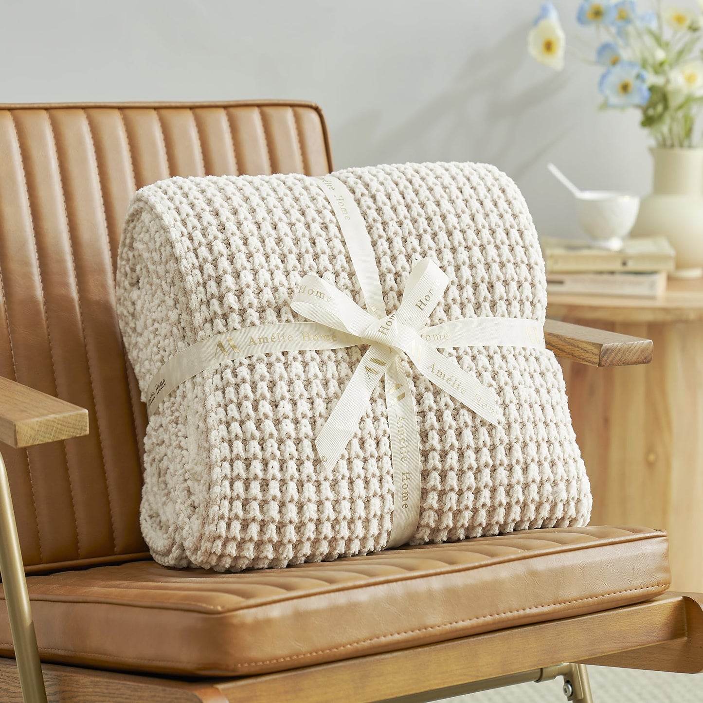 Home Chunky Knit Throw Blanket