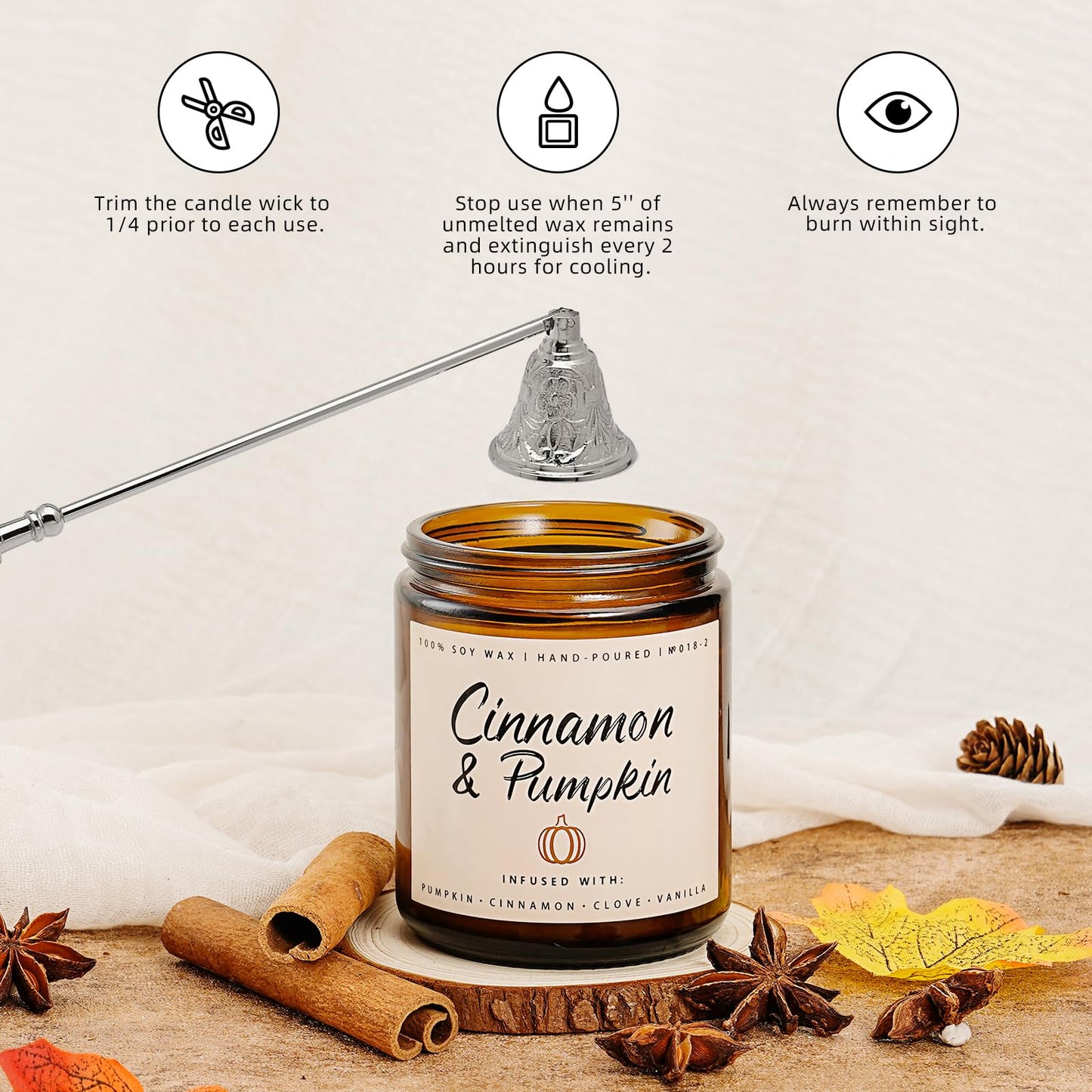 Autumn Scented Candle Collection – Seasonal Scents for Cozy, Holiday Ambience