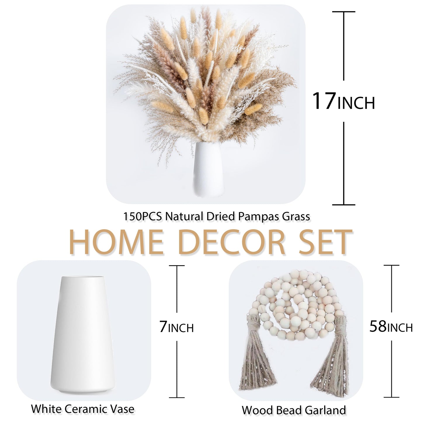 Natural Pampas Grass Bouquet