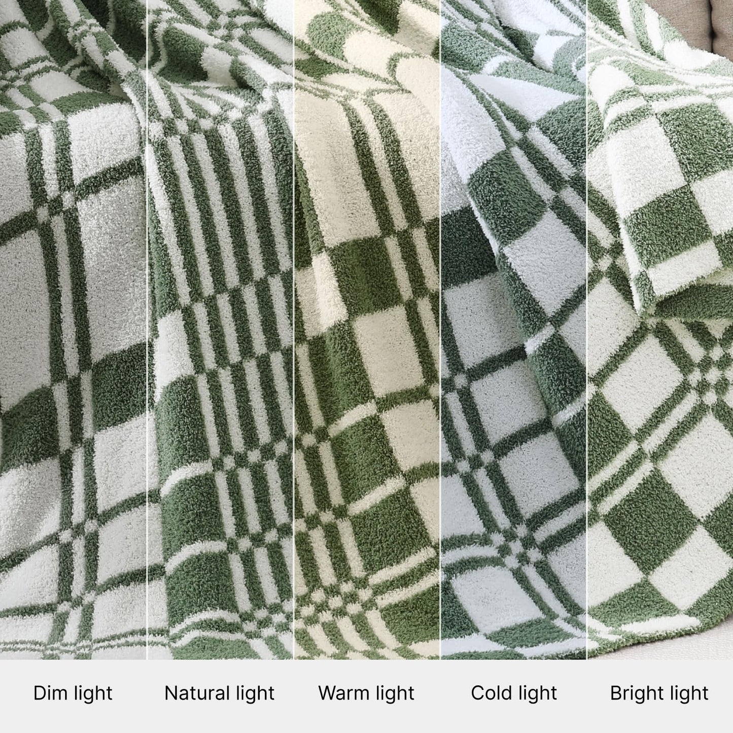 Cozy Checkered Throw Blanket