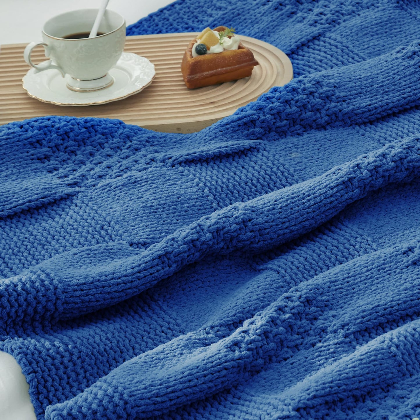 Home Chunky Knit Throw Blanket