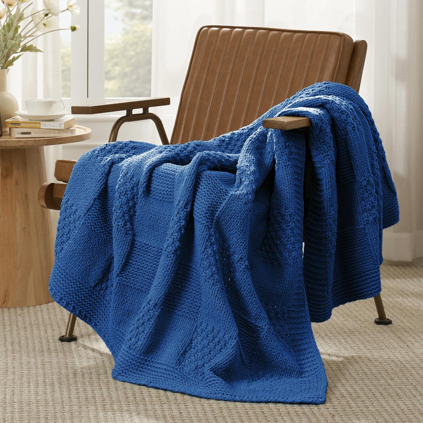 Home Chunky Knit Throw Blanket