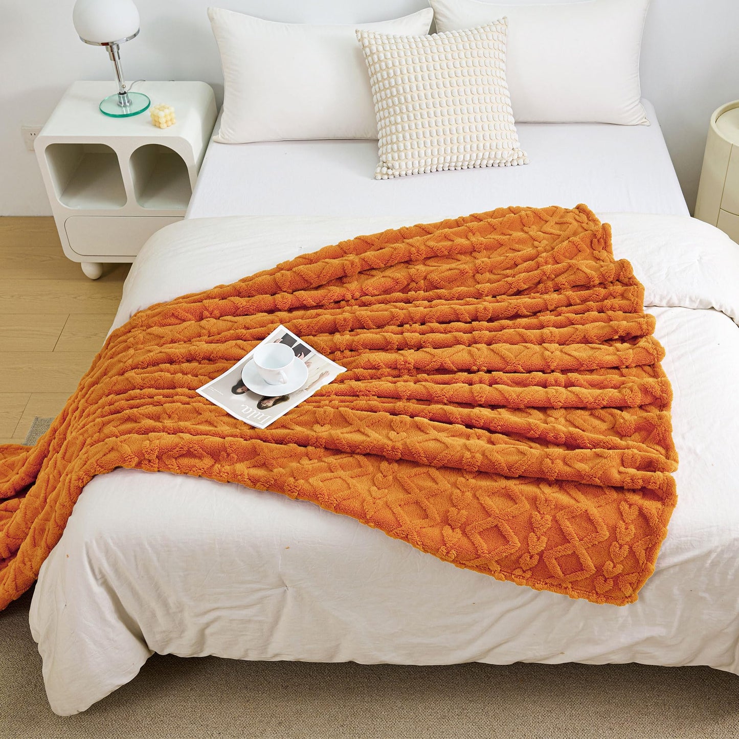 Luxury Plush Faux Fur Throw Blanket