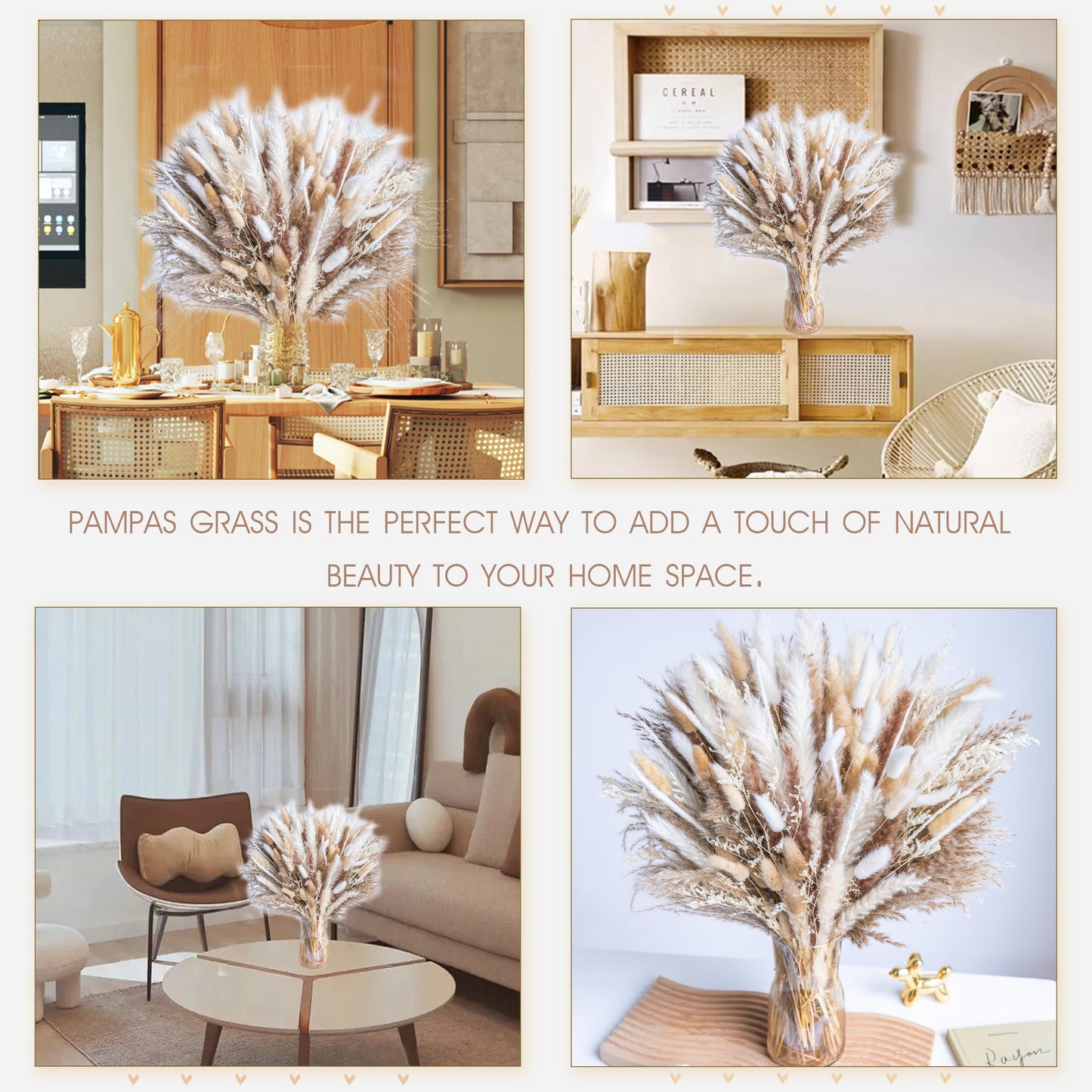 Natural Pampas Grass Bouquet
