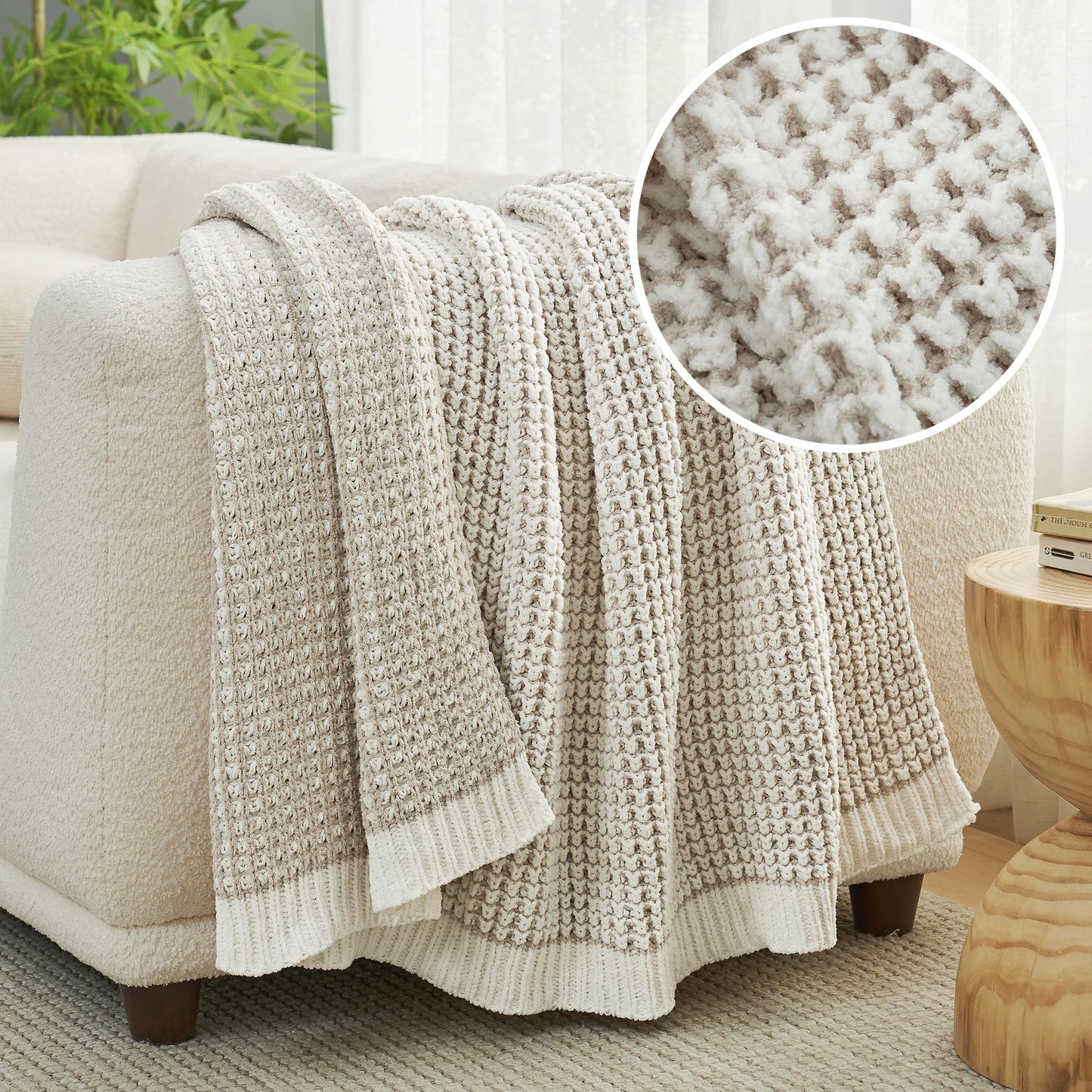 Home Chunky Knit Throw Blanket