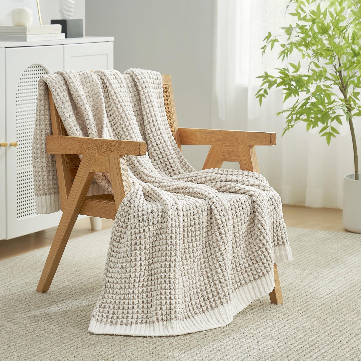 Home Chunky Knit Throw Blanket