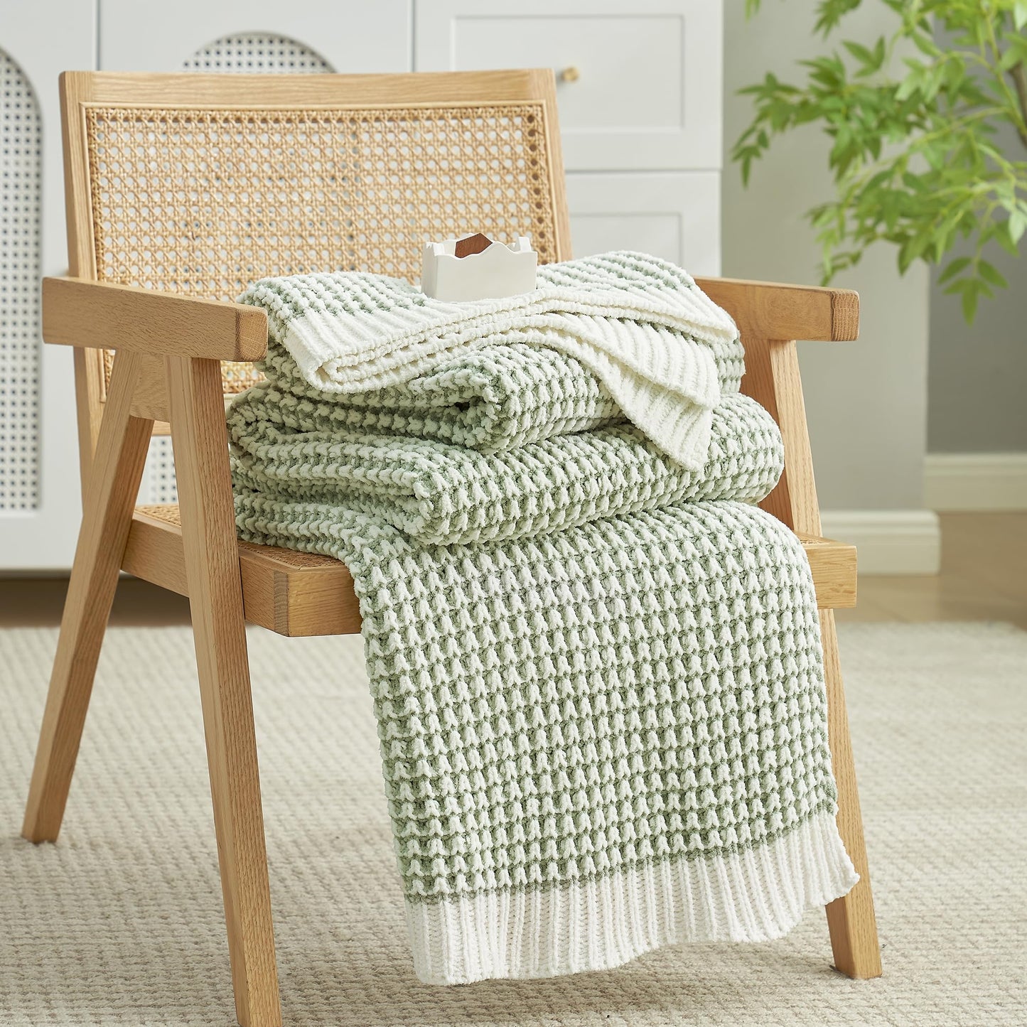 Home Chunky Knit Throw Blanket