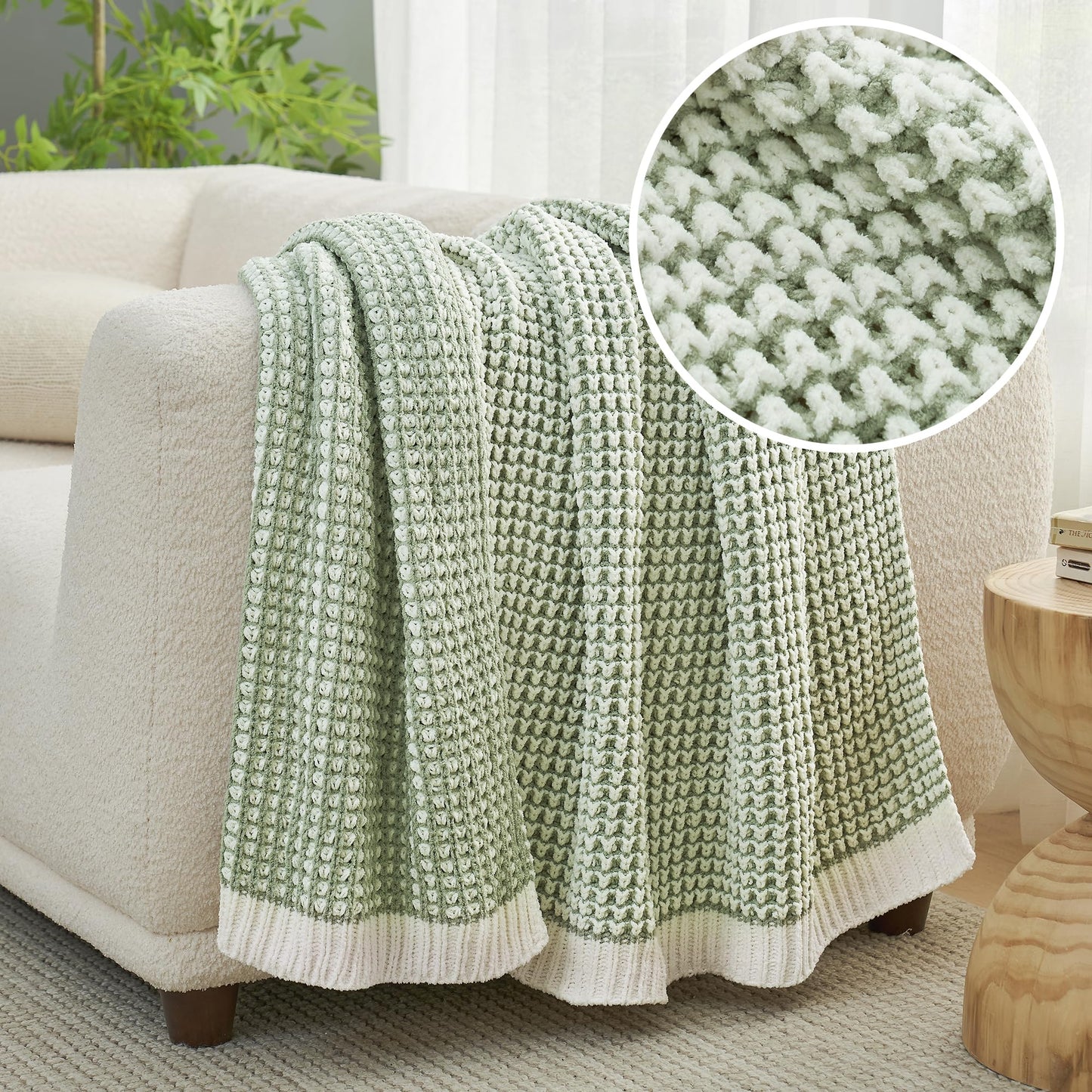 Home Chunky Knit Throw Blanket