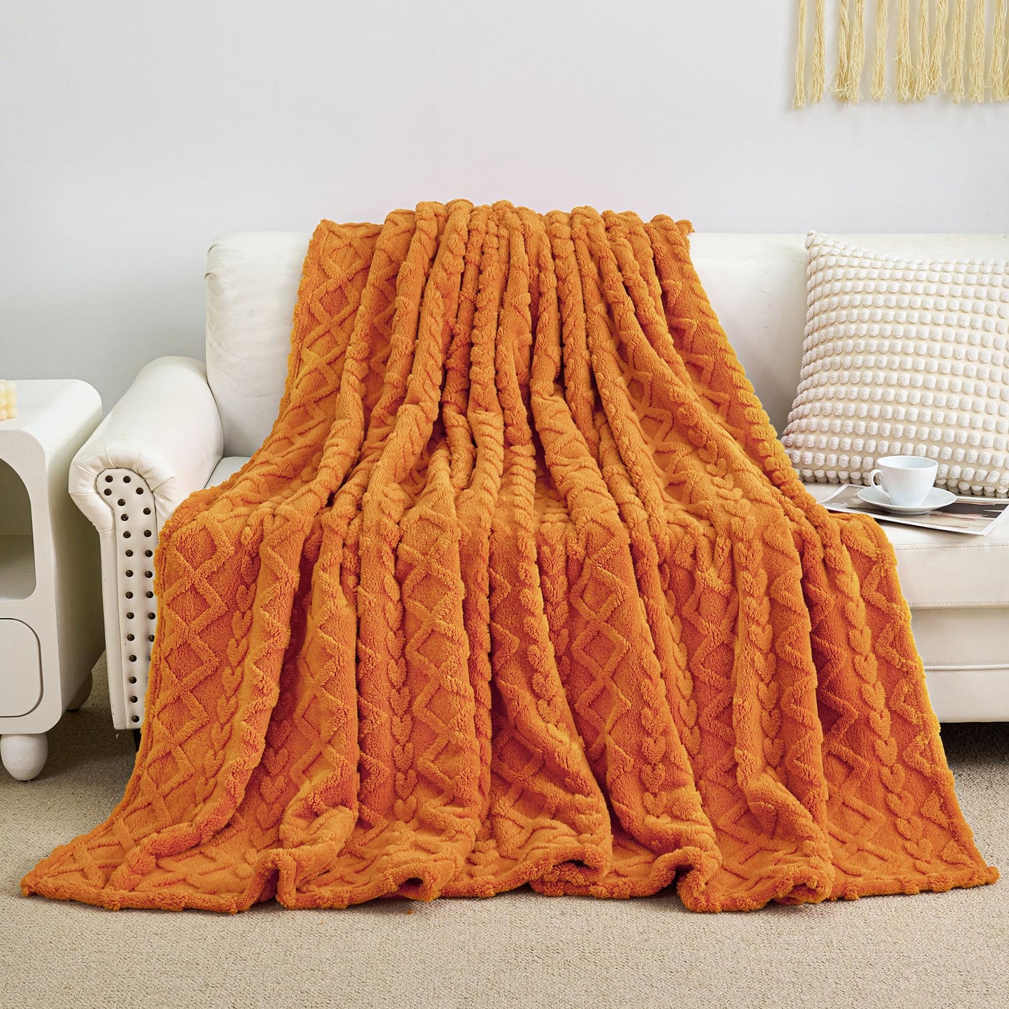 Luxury Plush Faux Fur Throw Blanket