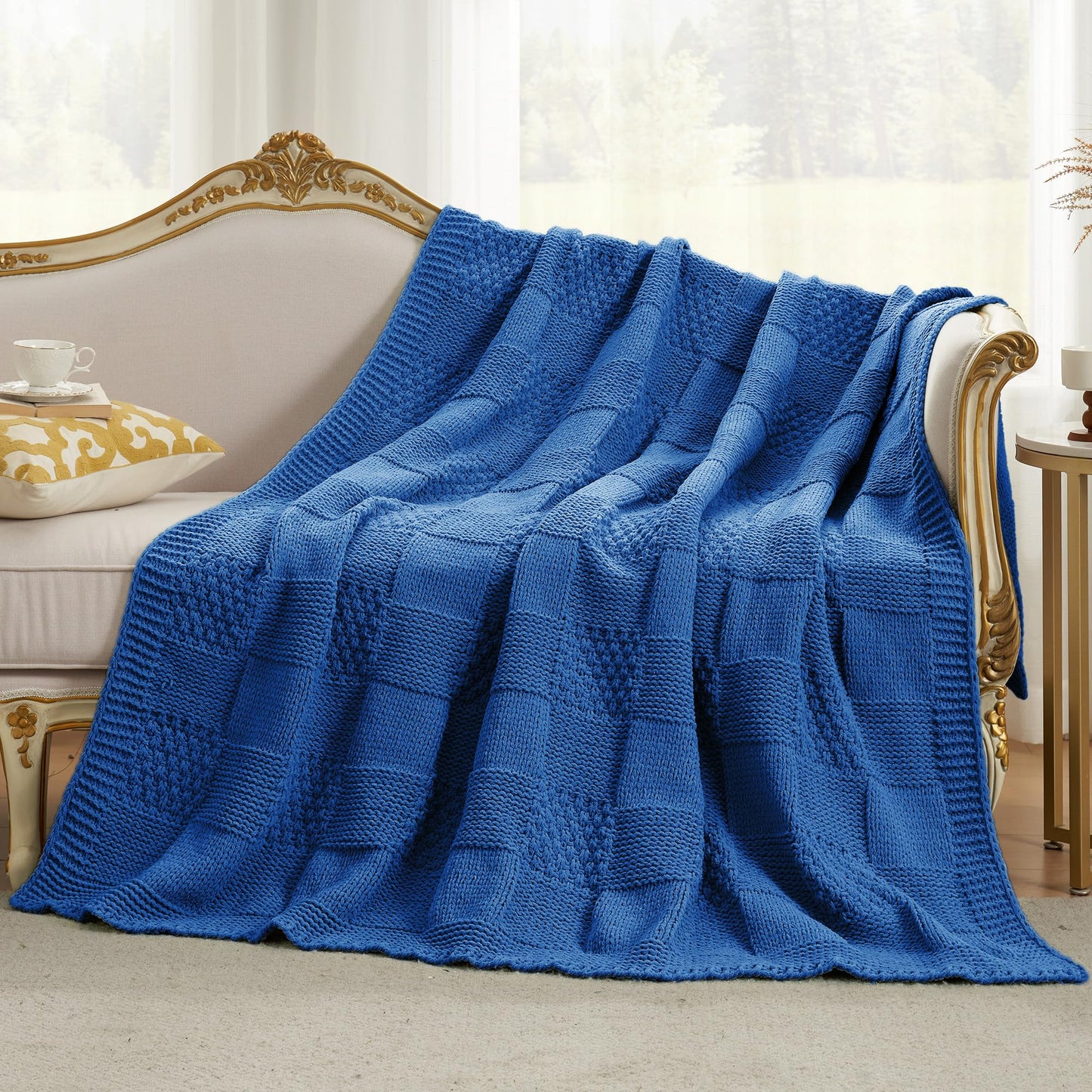 Home Chunky Knit Throw Blanket