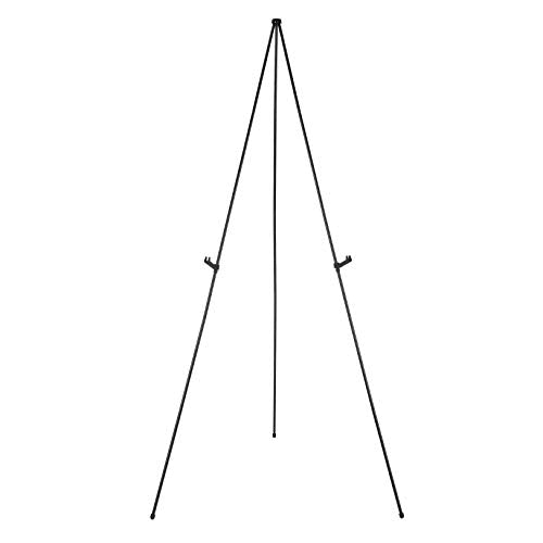 Portable Metal & Plastic Tabletop Display Easel – Lightweight Folding Easel Stand for Posters, Signs, and Presentations | Adjustable Height with Clip